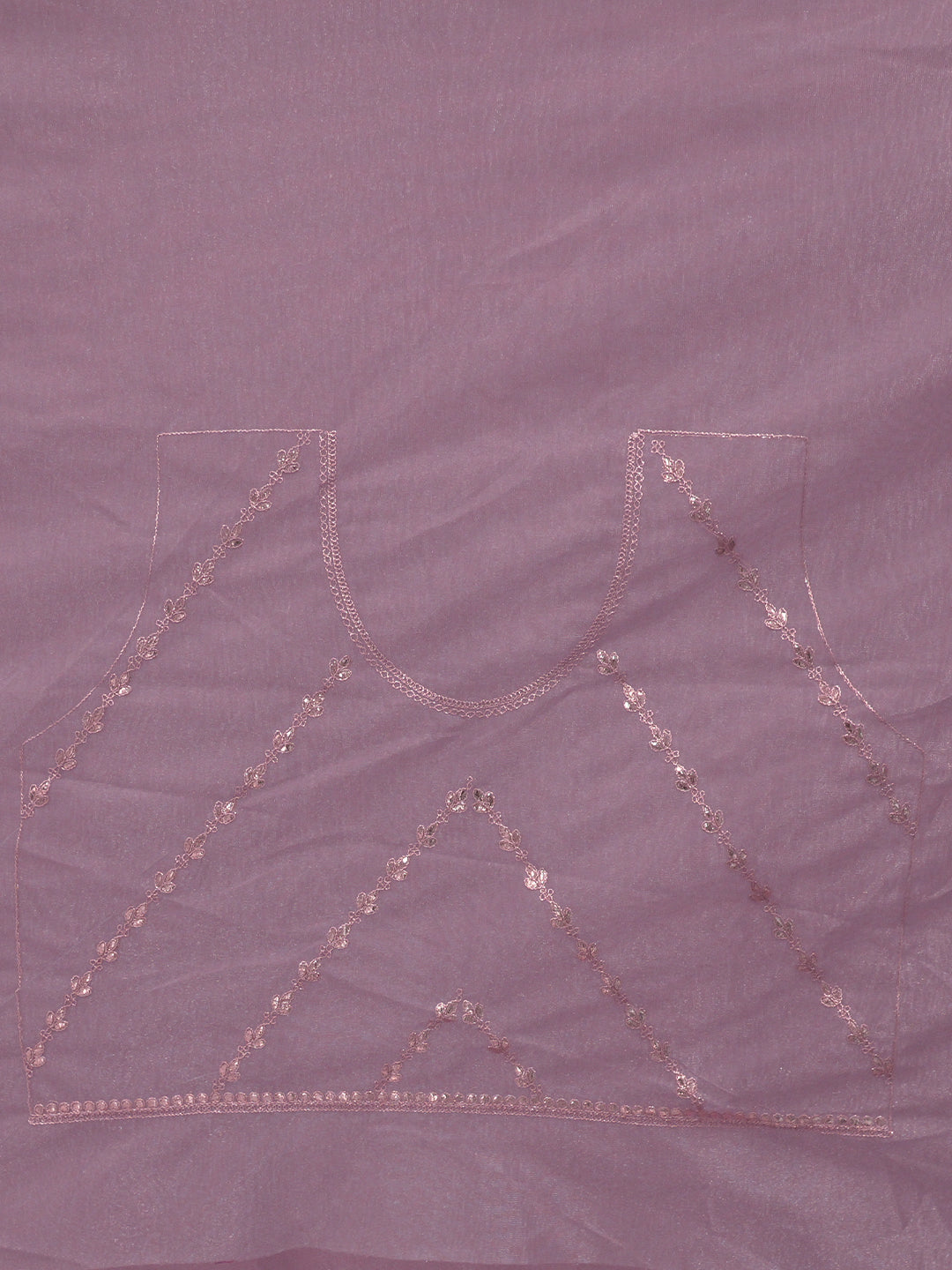 Gota Lavender Embroidered Saree