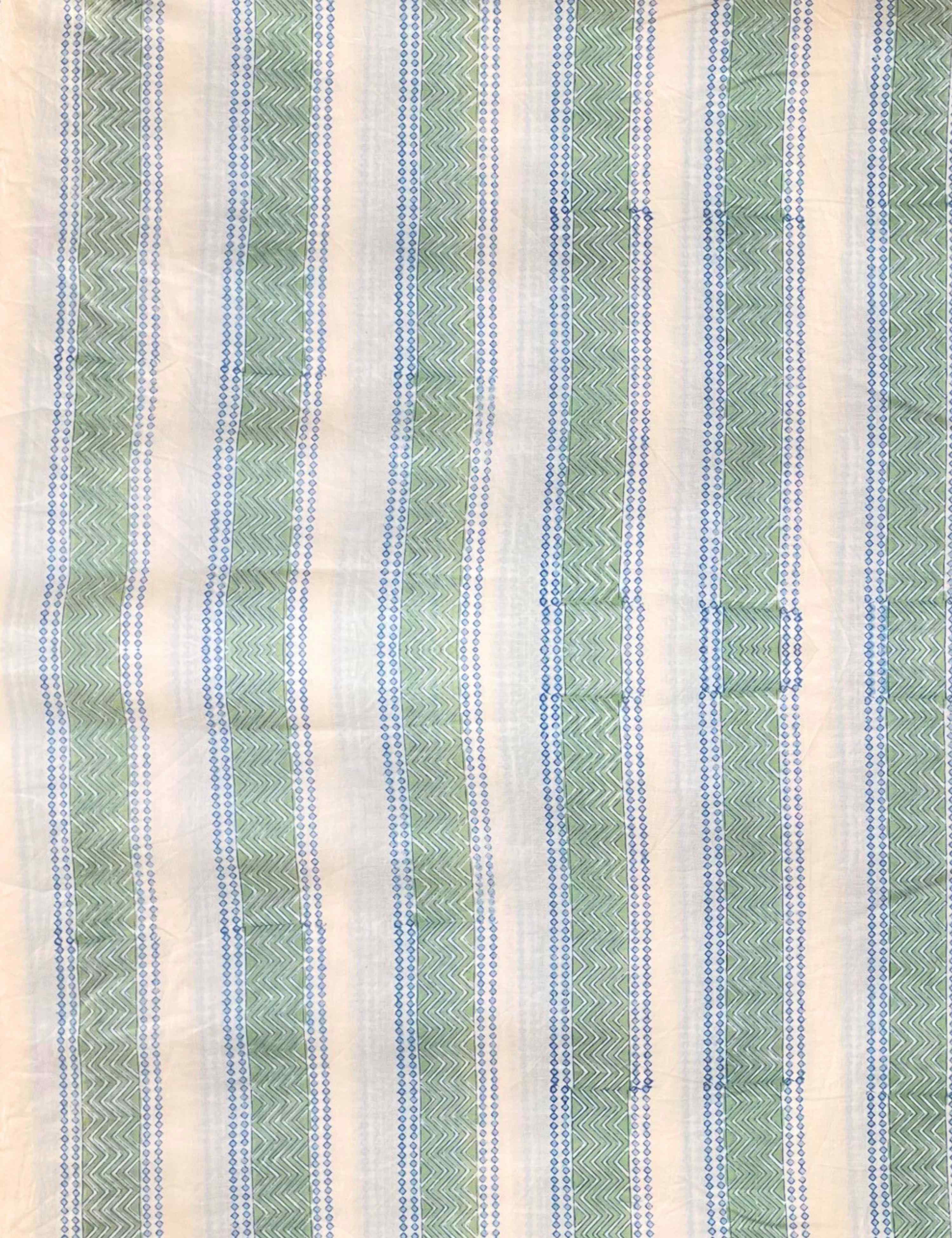 Beige Bagru Fabric