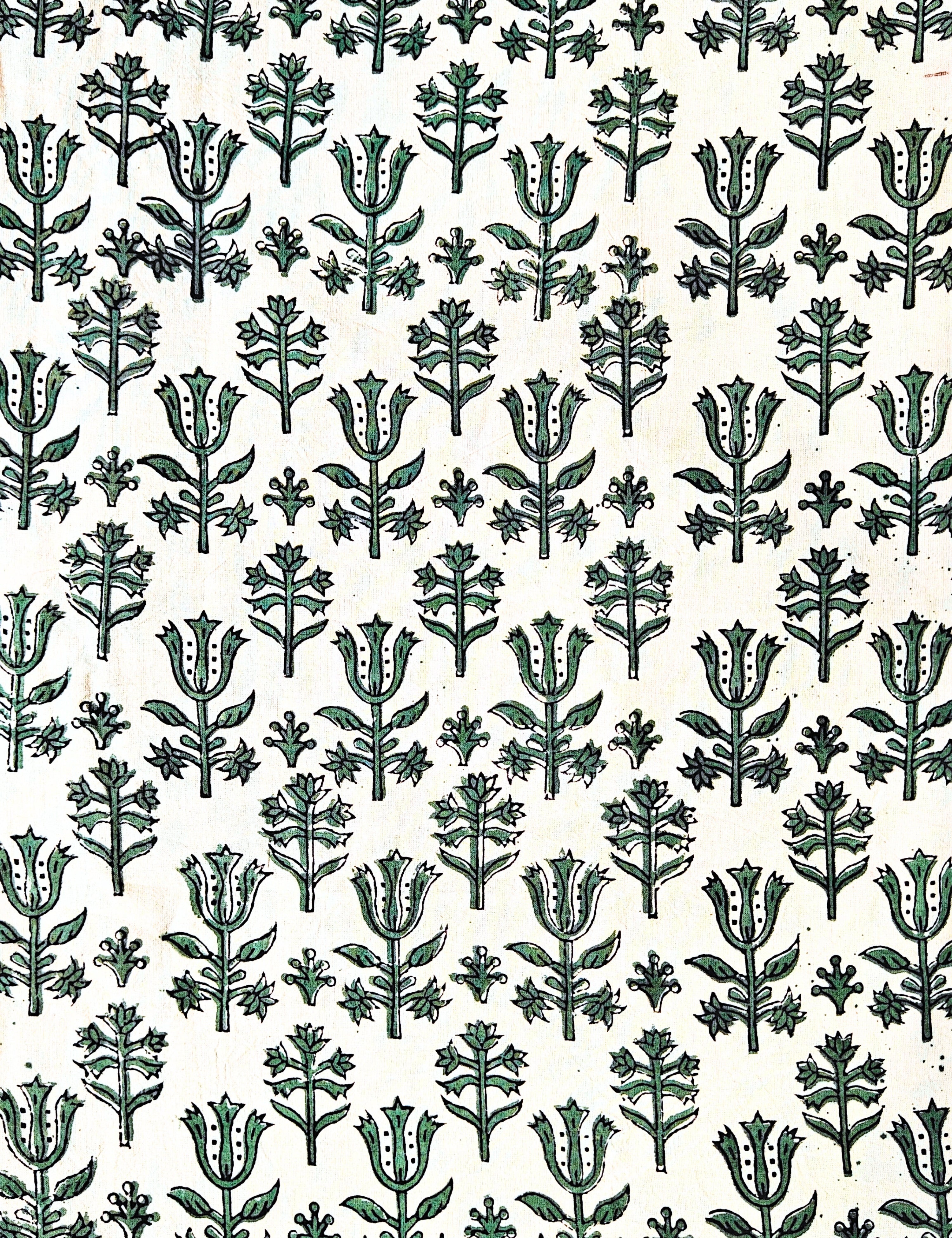 Off-white Bagru Fabric