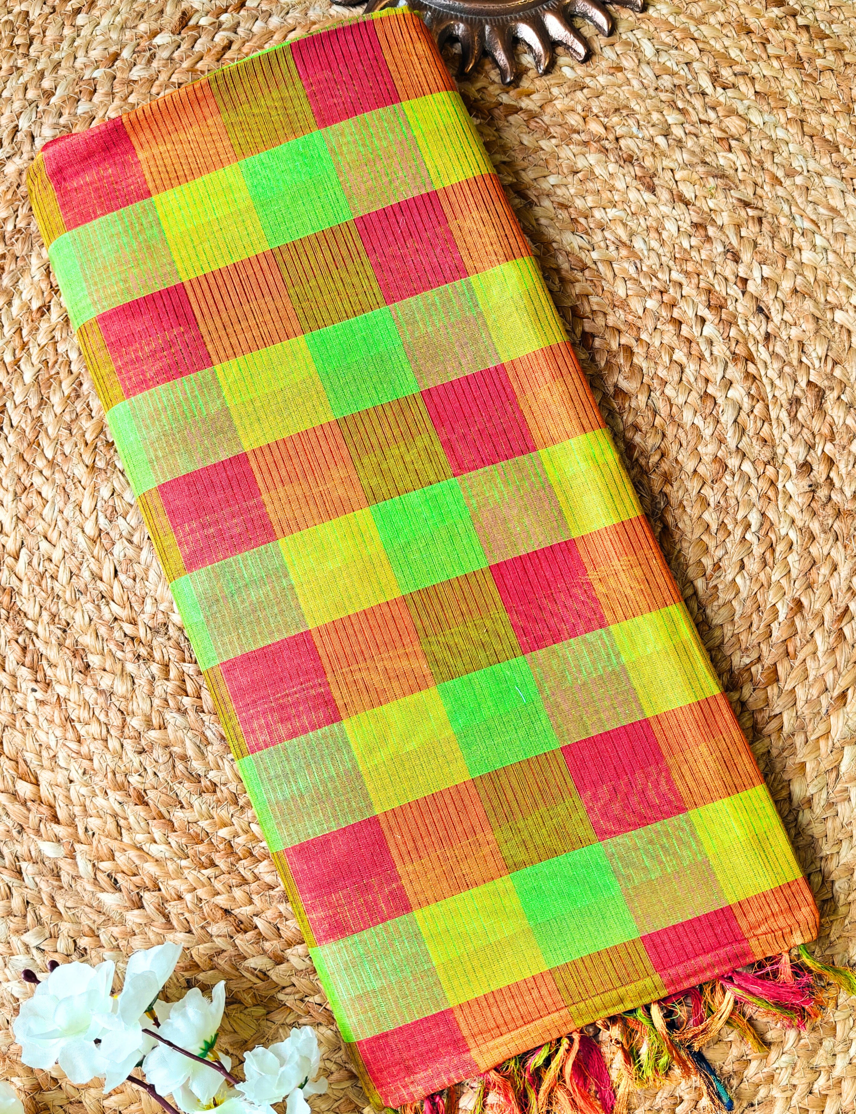 Sudha Rust Venkatagiri Saree