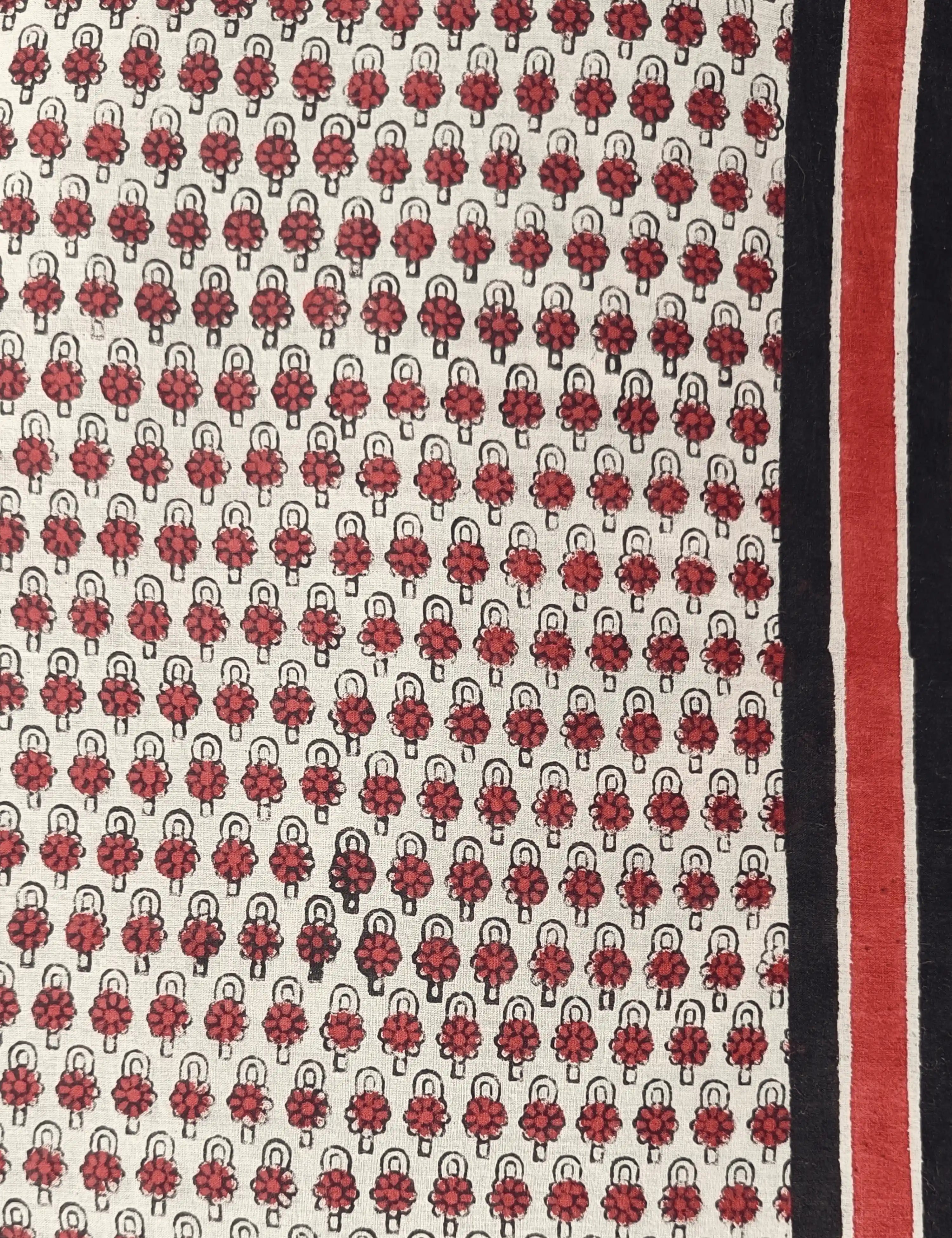 Indus Beige Bagru Saree