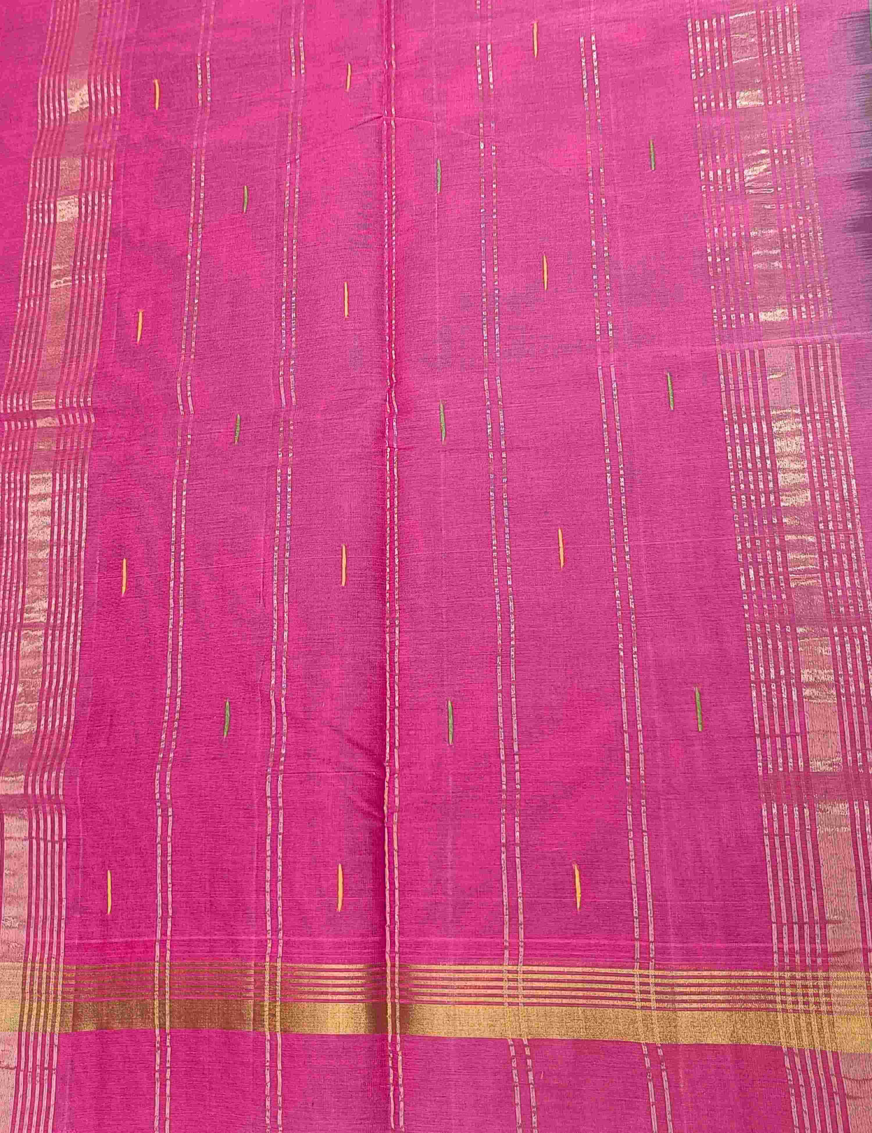Vara Turquoise Negamam Cotton Saree