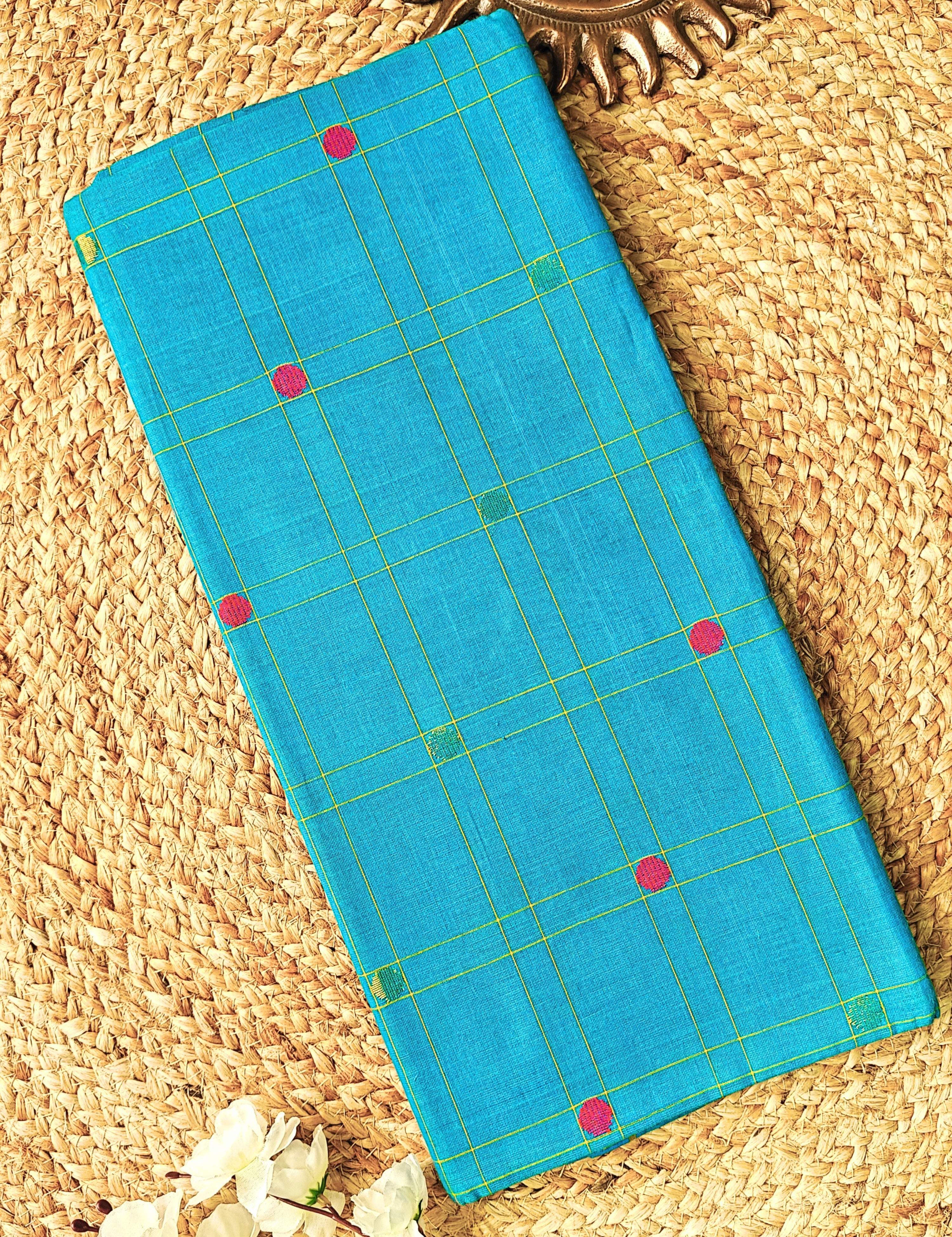 Sudha Blue Venkatagiri Saree