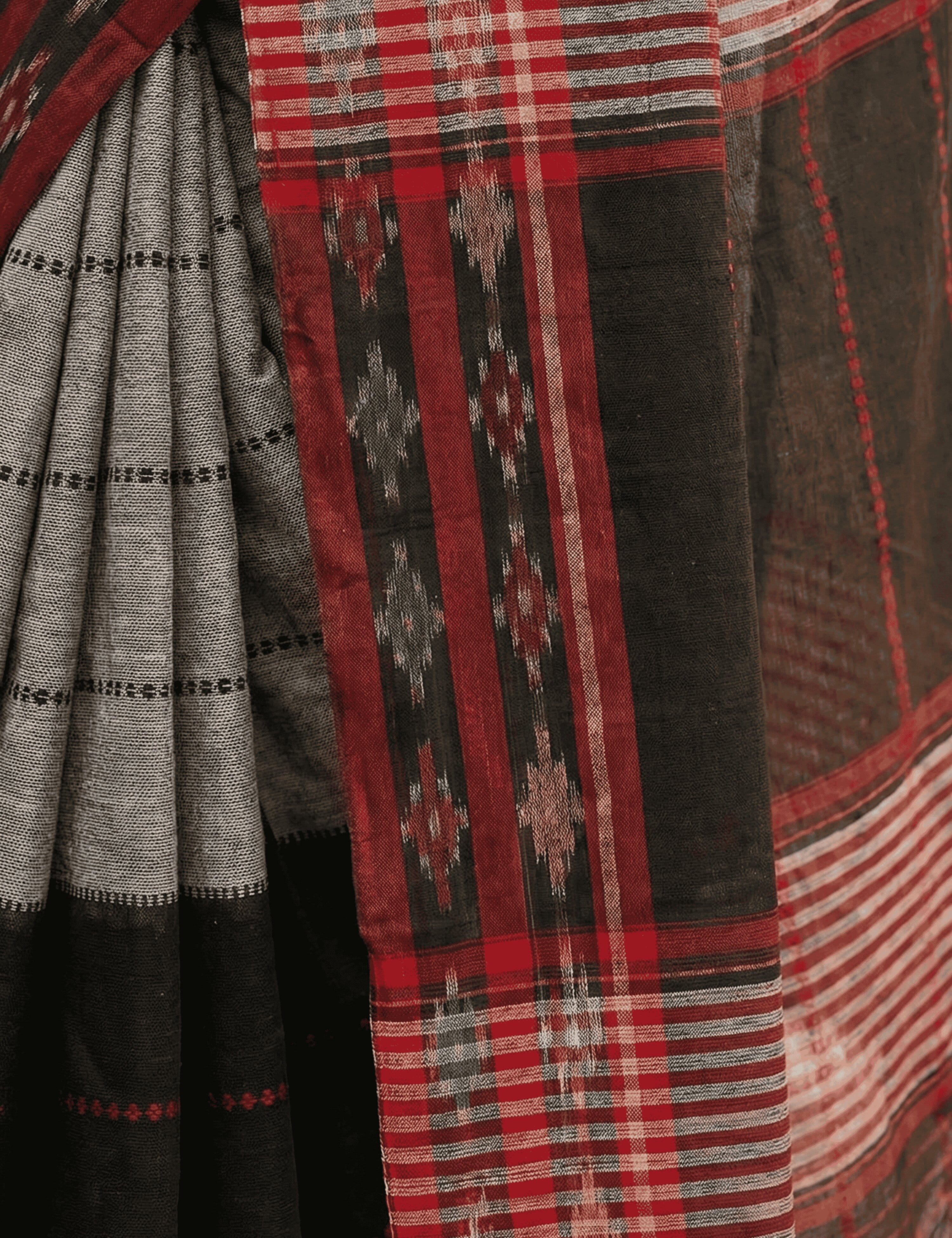 Jamuna Black Dhaniakhali Saree