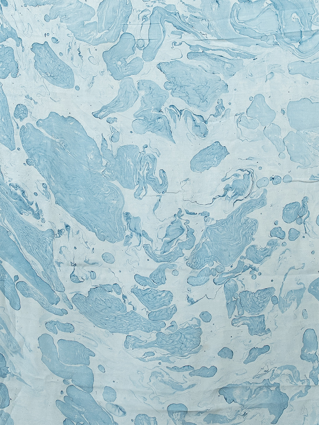 Chhavi Sky Blue Marble Print Saree