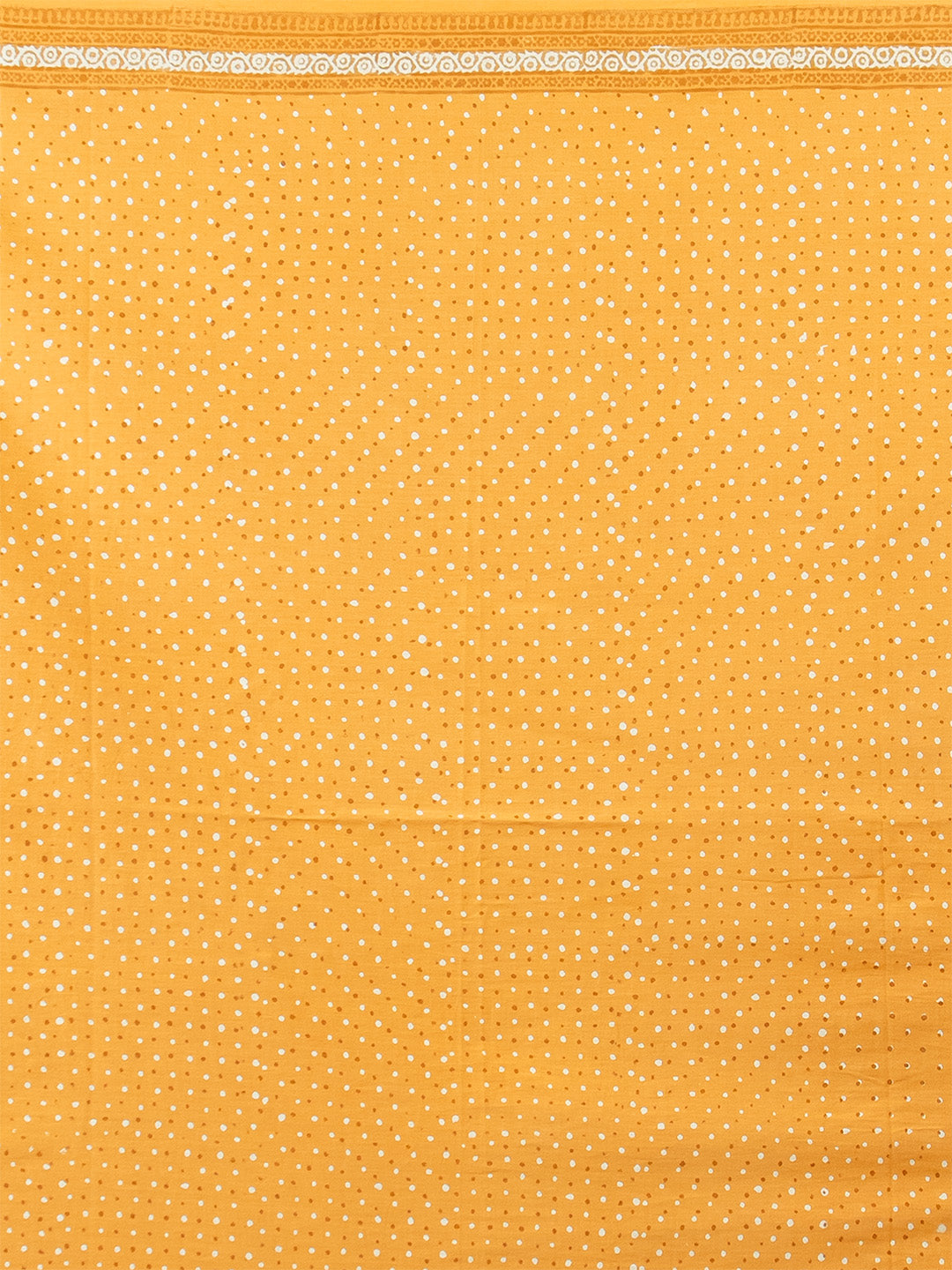 Gulkar Orange Dabu Saree