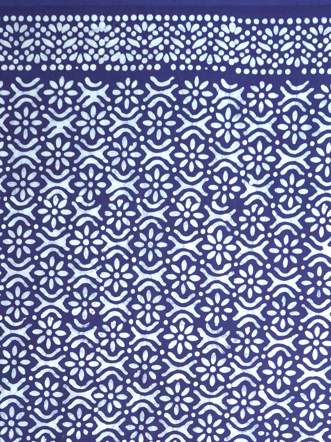 Suti Mudra Indigo Batik Saree