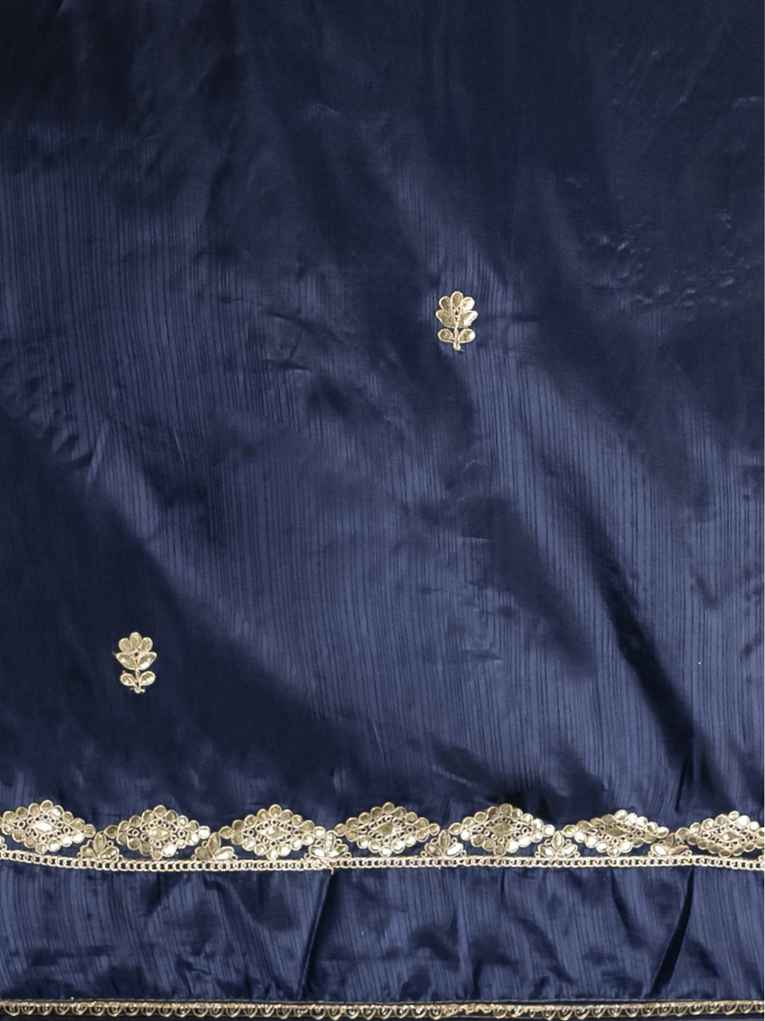 Gota Blue Embroidered Saree