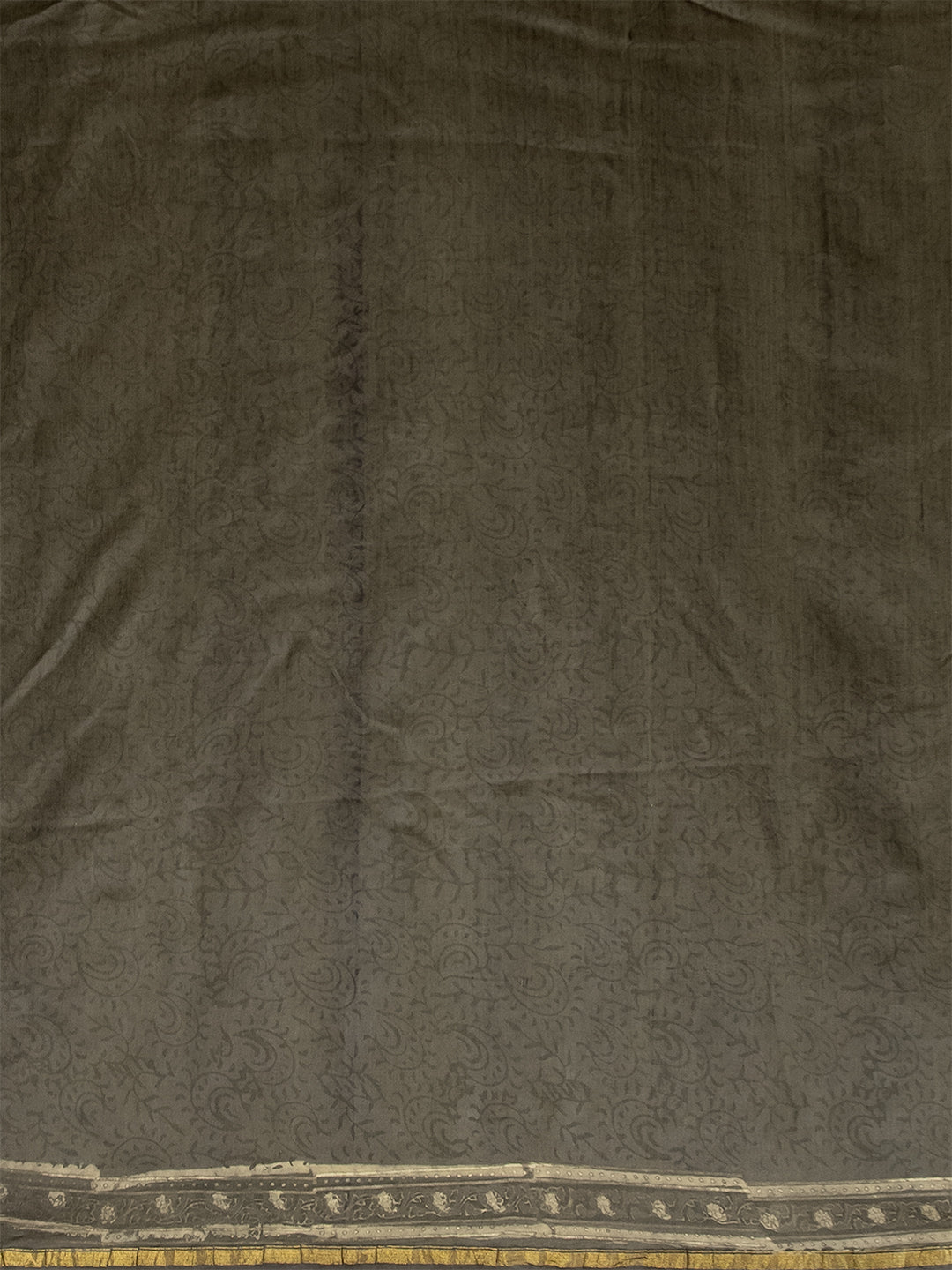 Avani Brown Ajrakh Saree