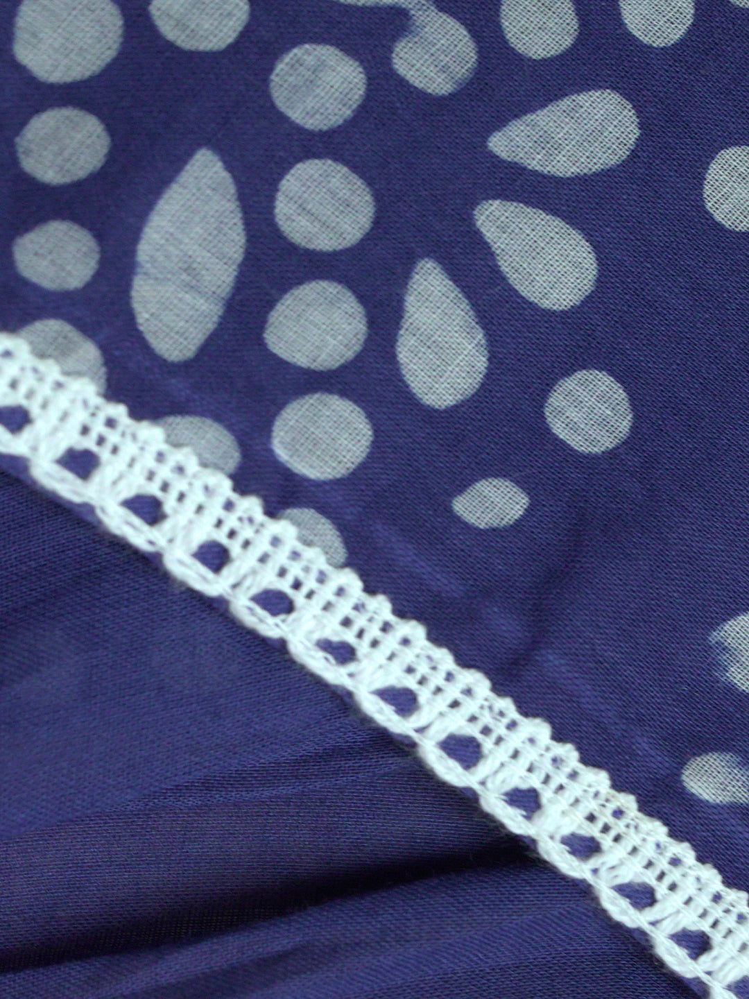 Suti Mudra Indigo Batik Saree