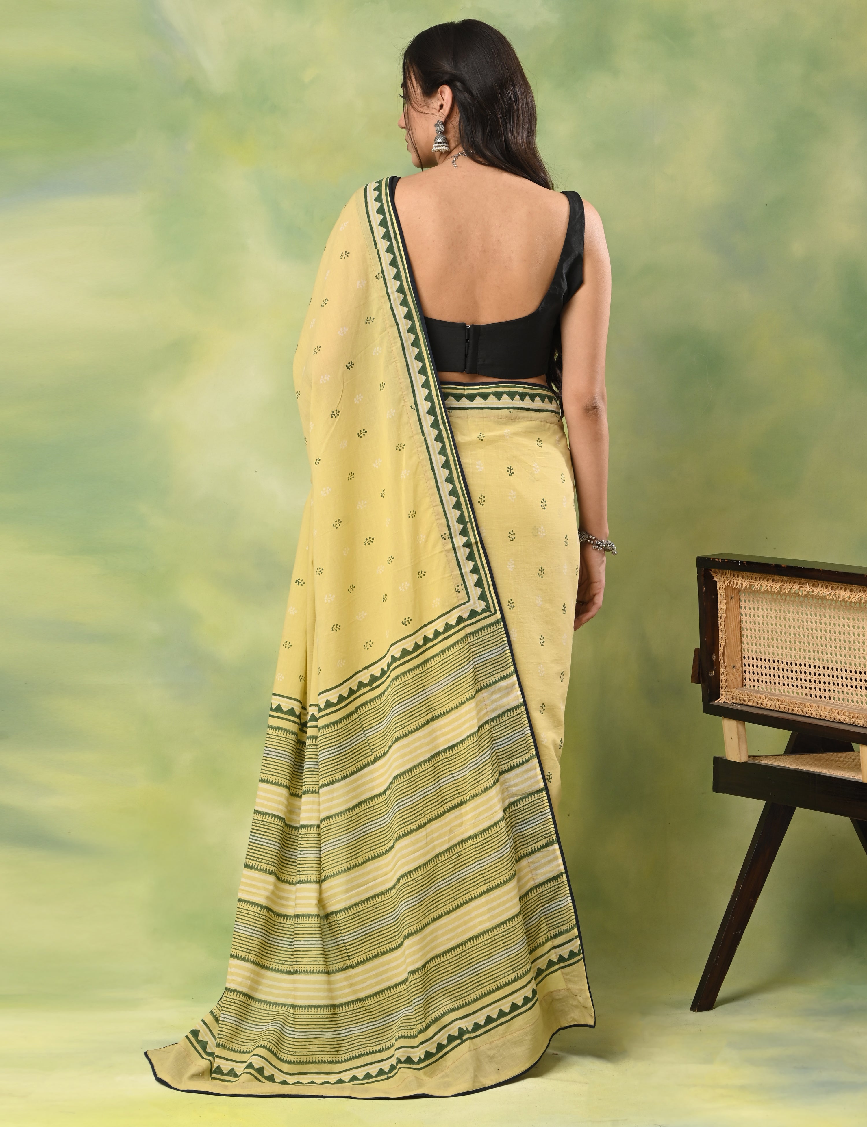 Mel Jol Lemon Dabu Saree