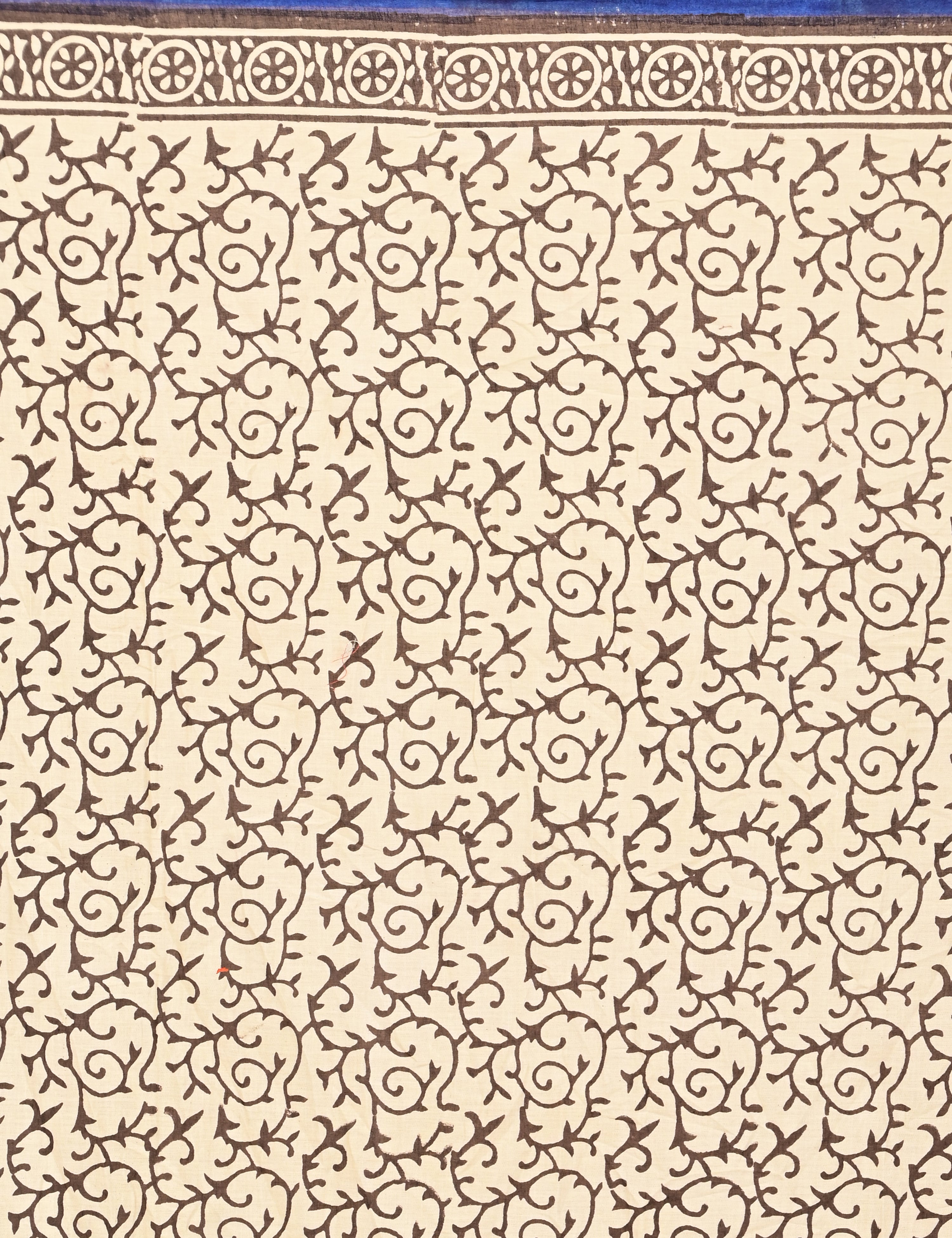 Nisarga Indigo Bagru Saree