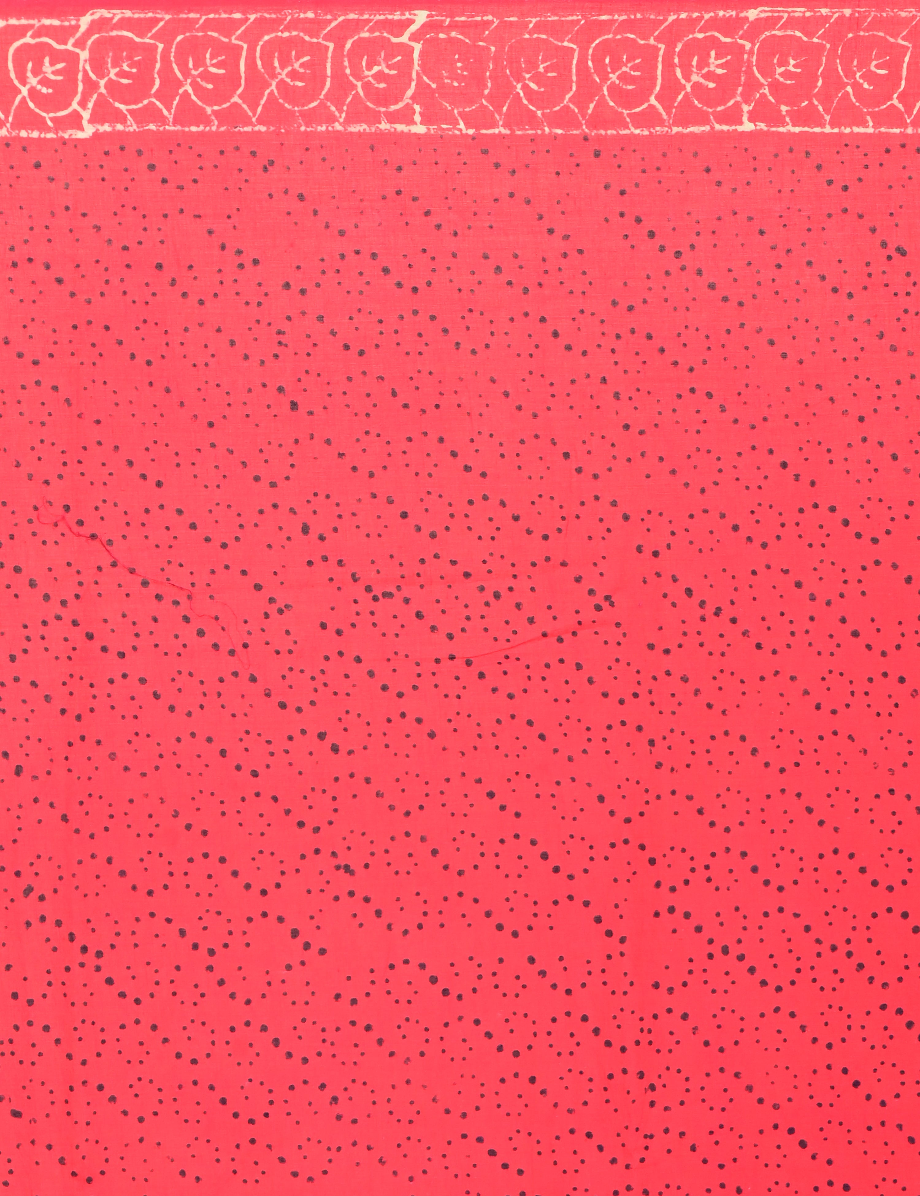 Nisarga Red Bagru Saree