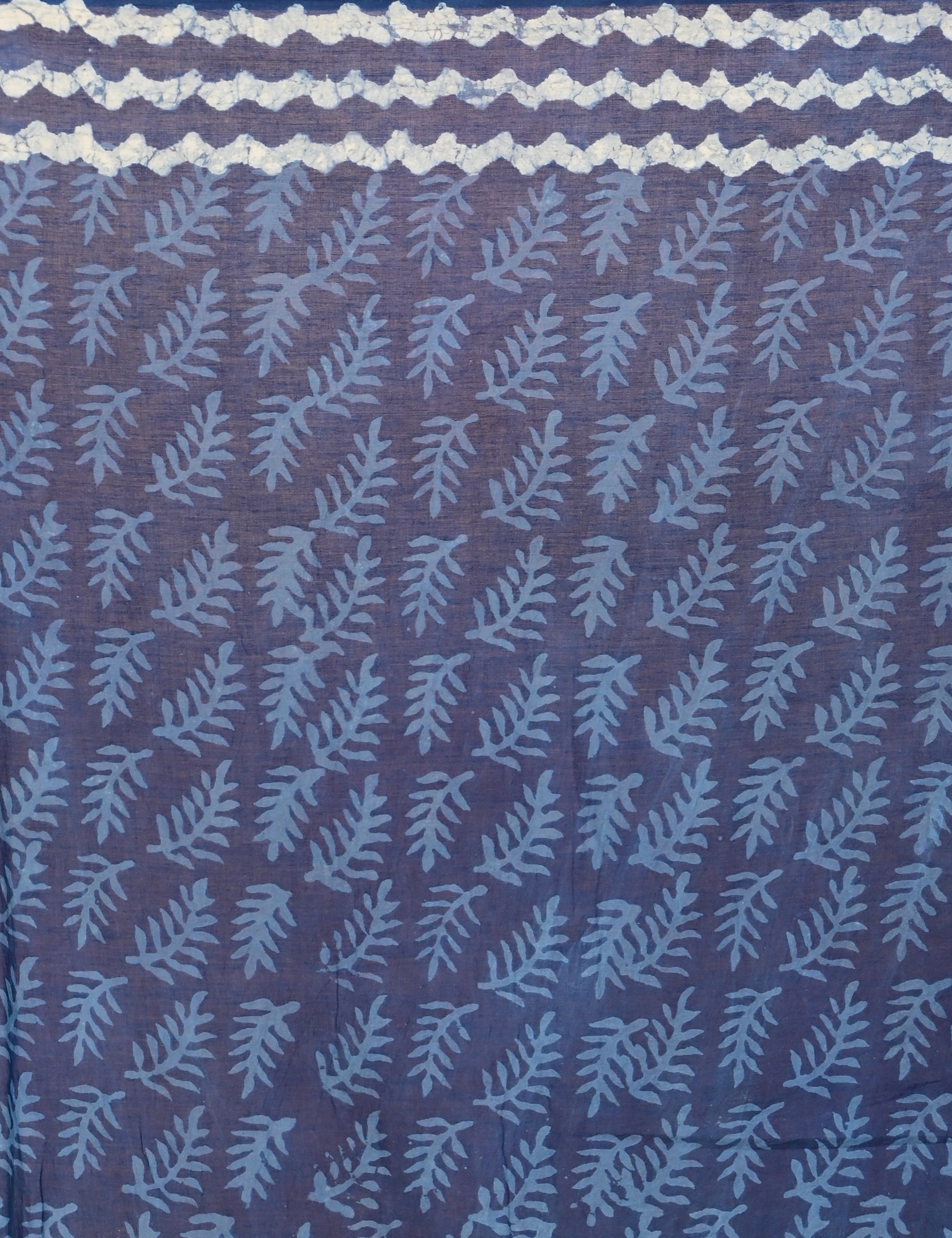 Nisarga Indigo Bagru Saree