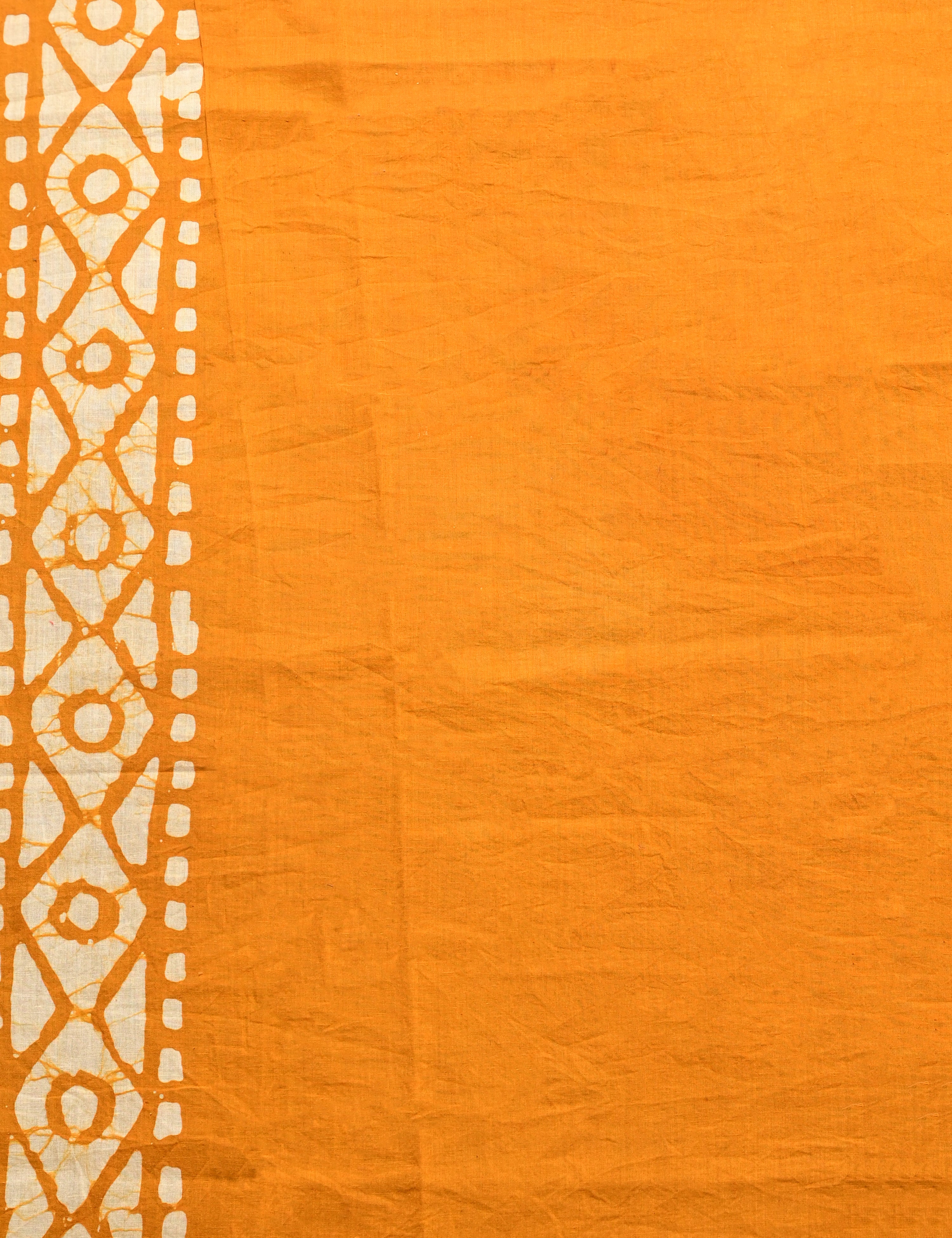 Nisarga Mustard Bagru Saree