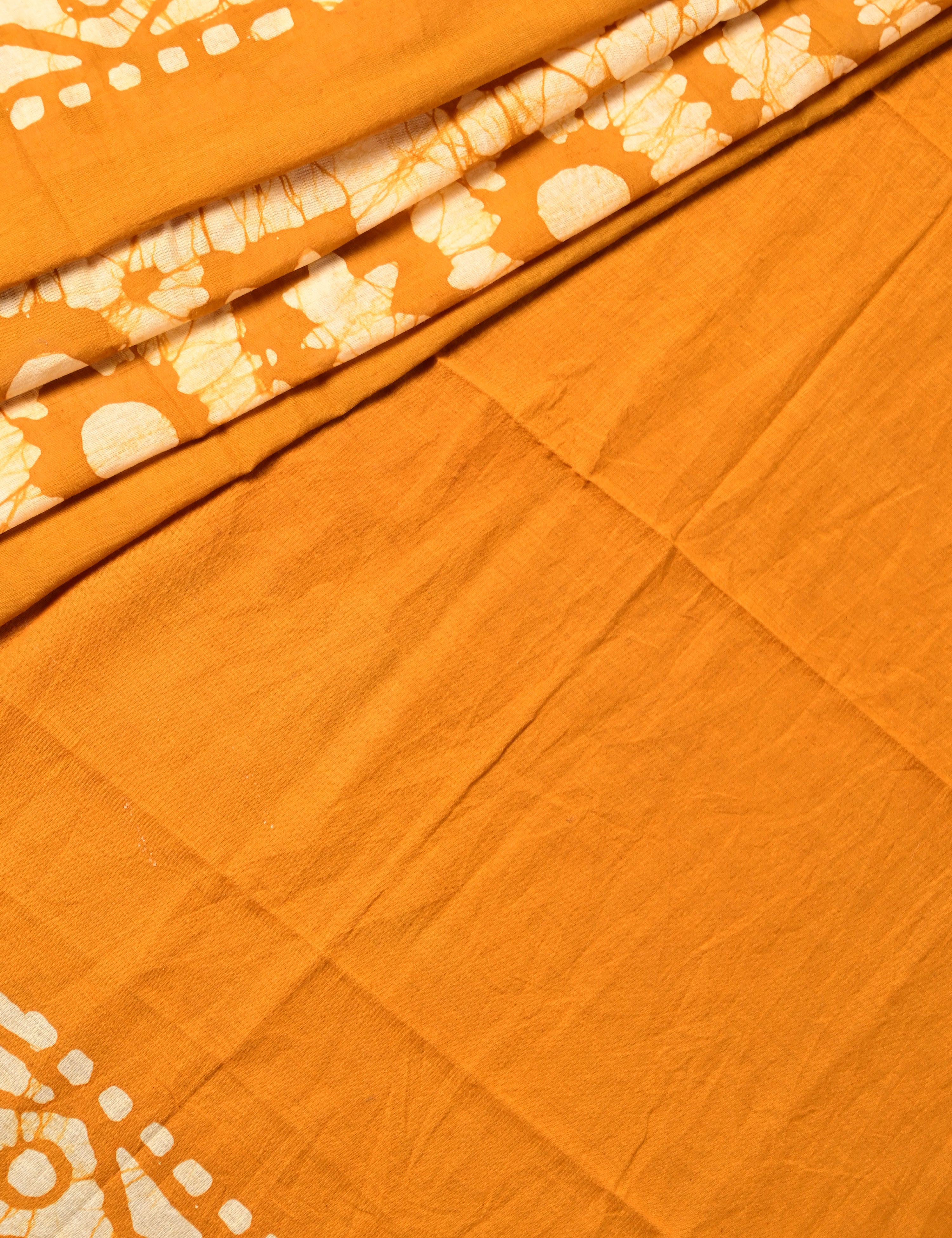 Nisarga Mustard Bagru Saree