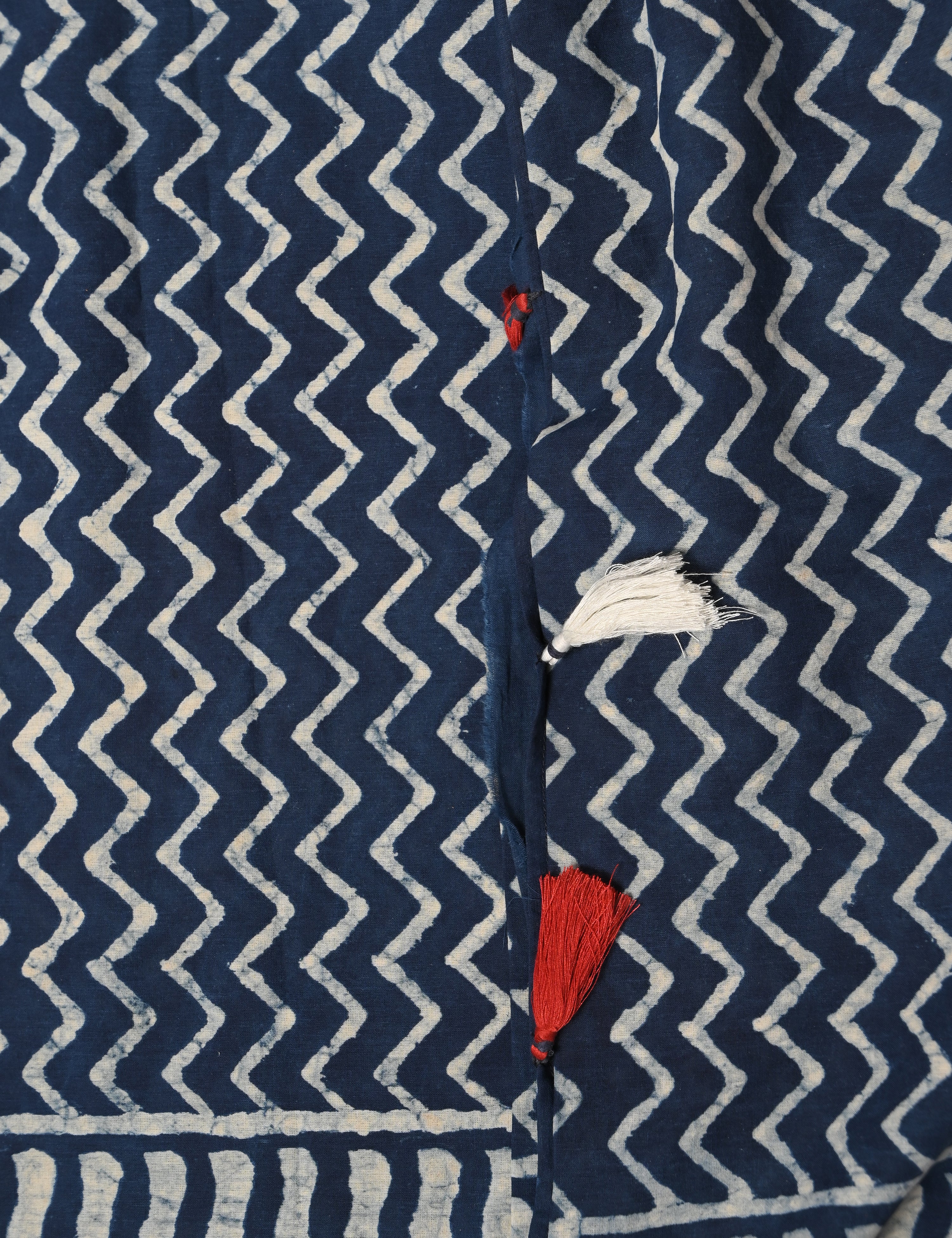 Nisarga Indigo Bagru Saree