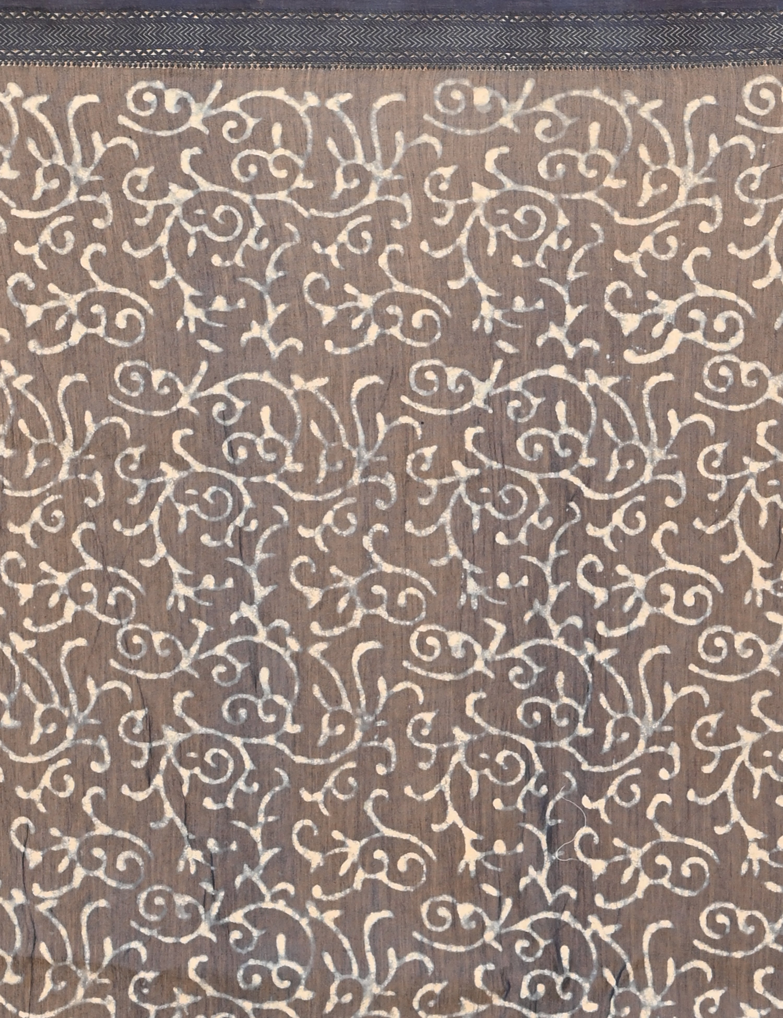 Ranjana Indigo Dabu Saree