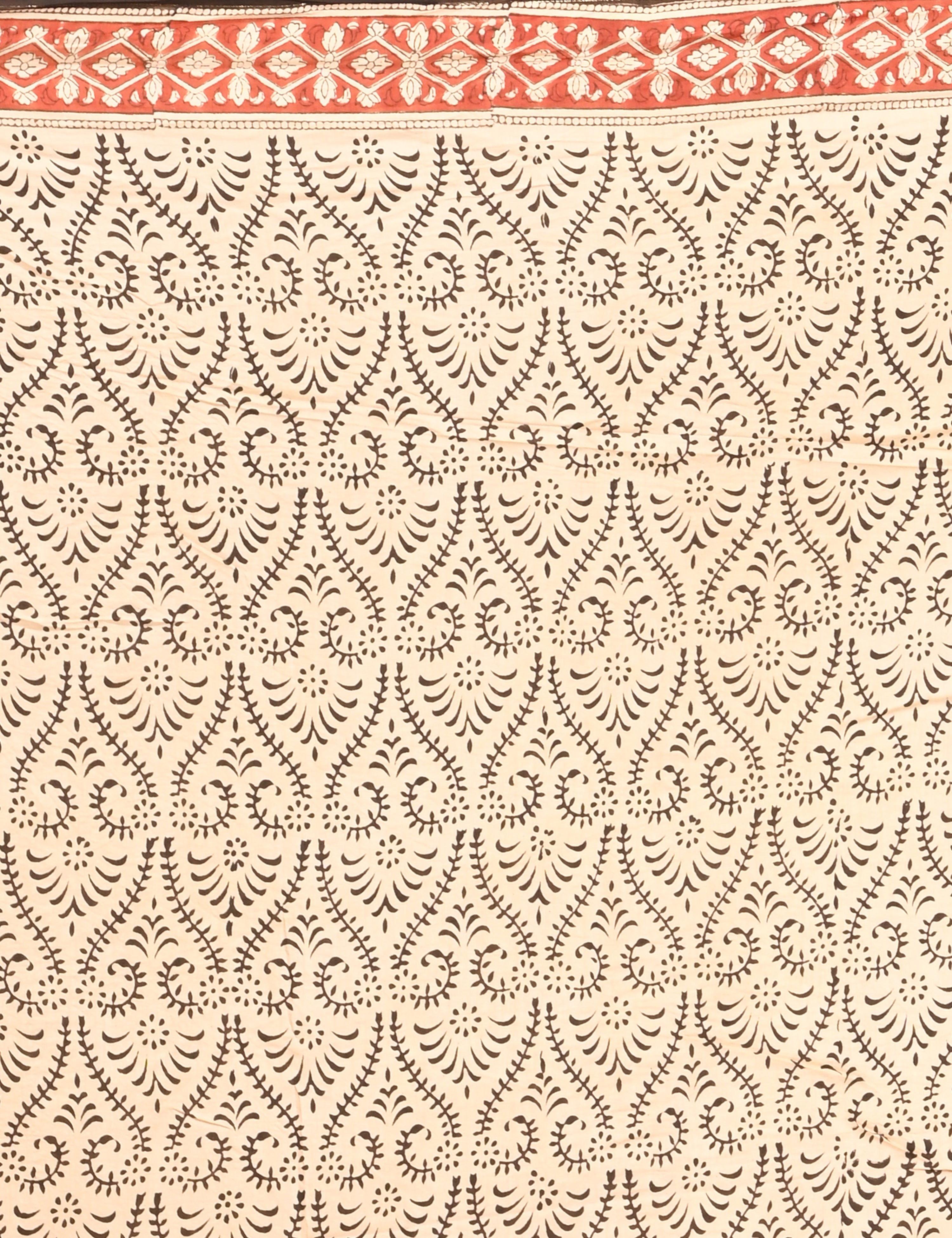 Chirtalekha Multicolored Ajrakh Saree