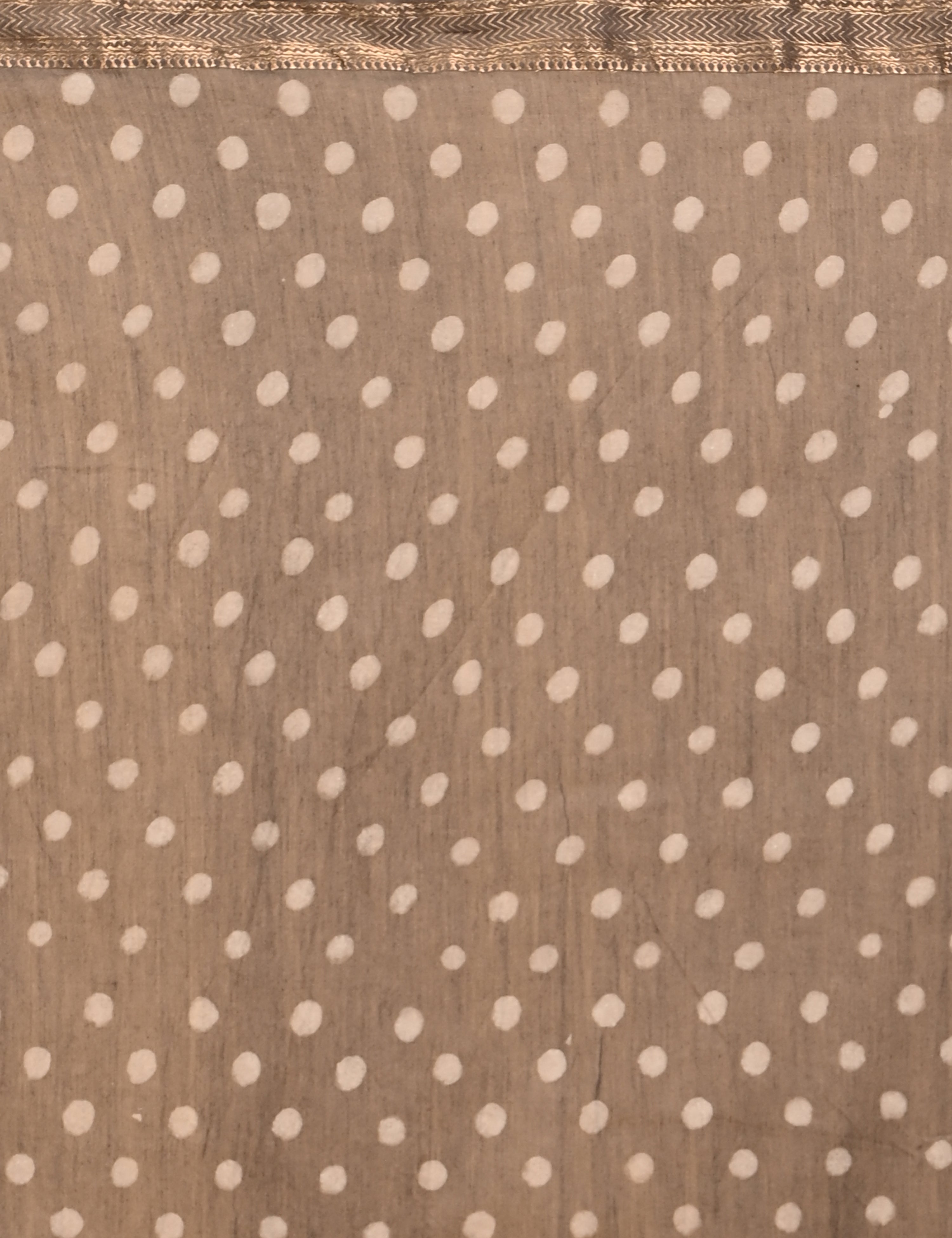 Ranjana Brown Dabu Saree