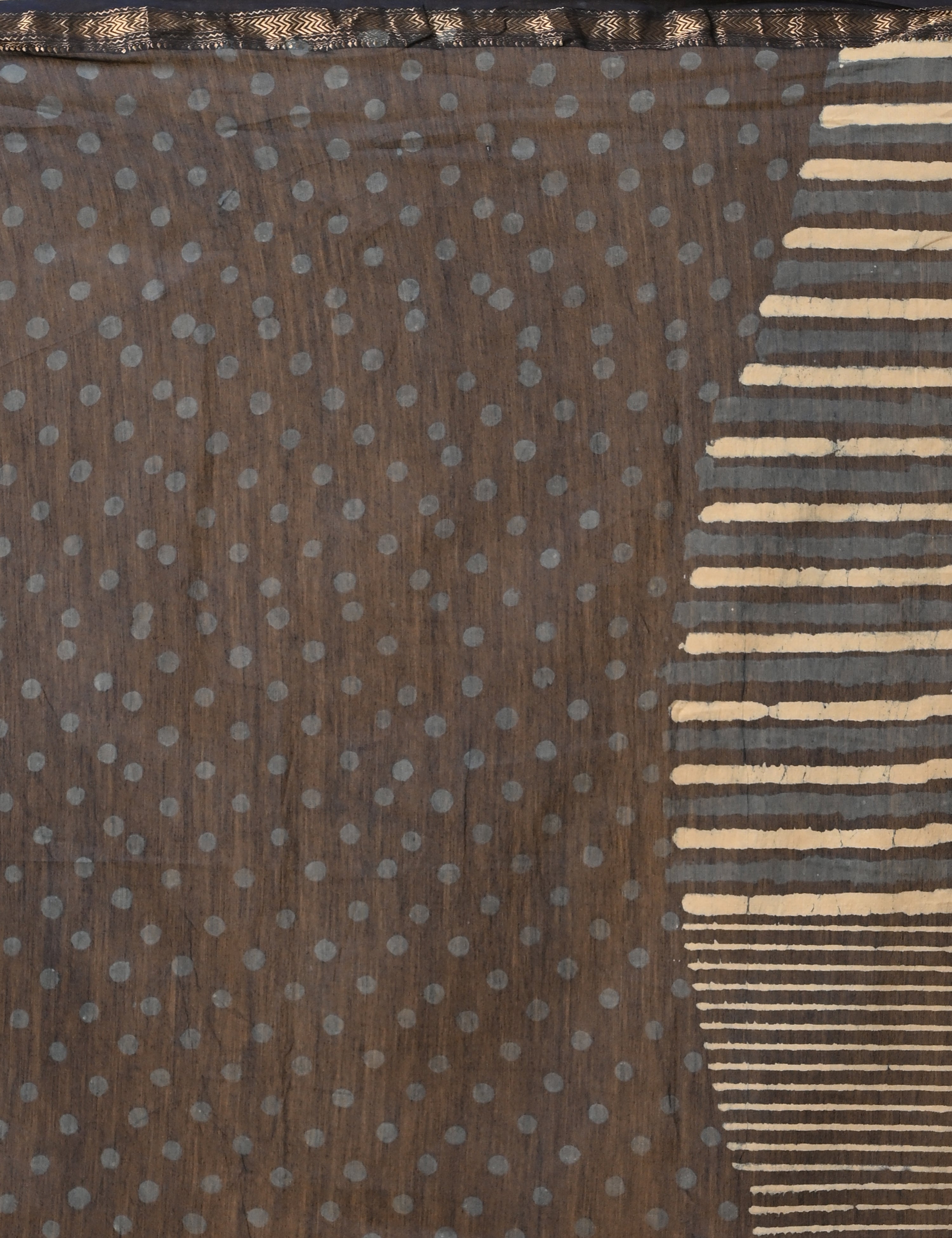 Ranjana Indigo Dabu Saree