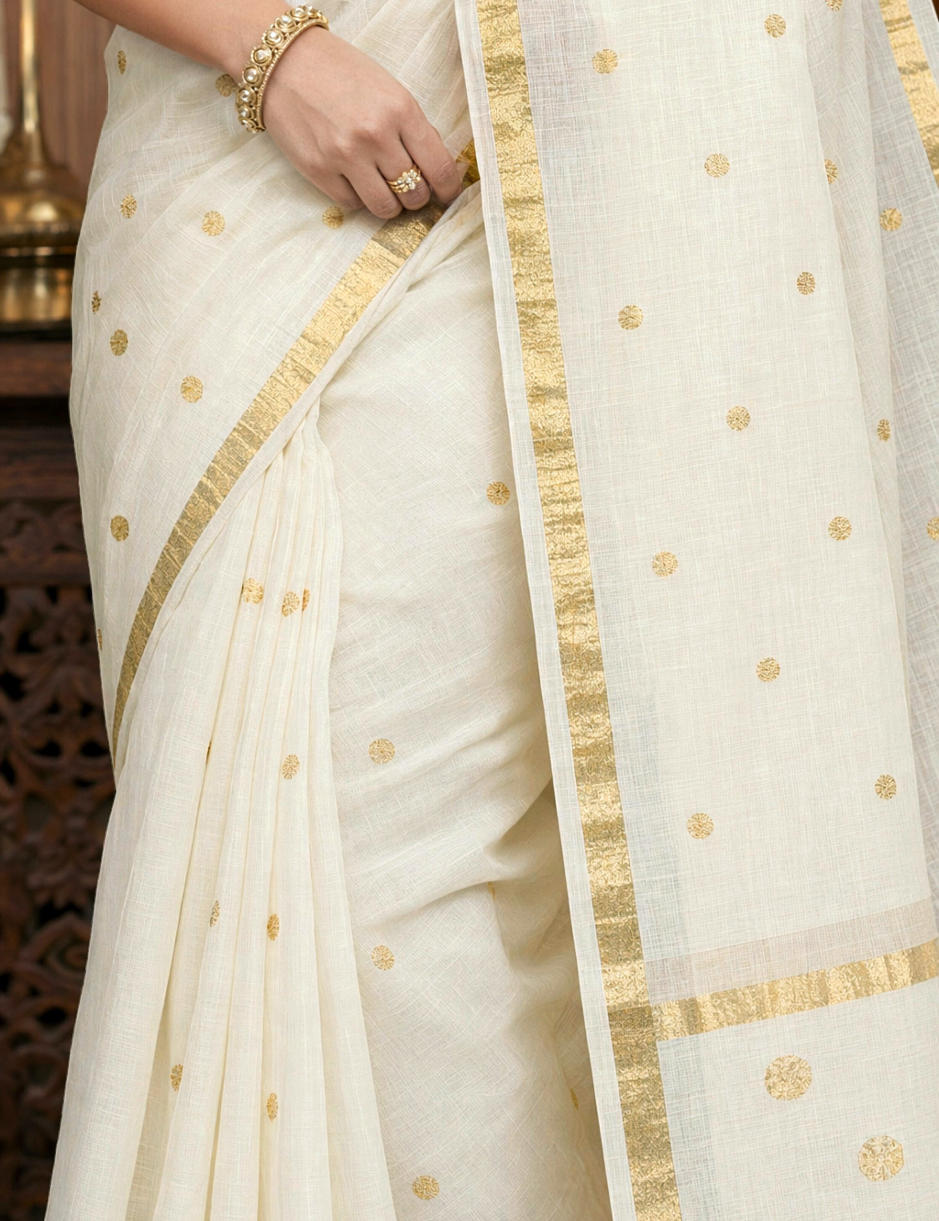 Pista Venkatagiri Saree