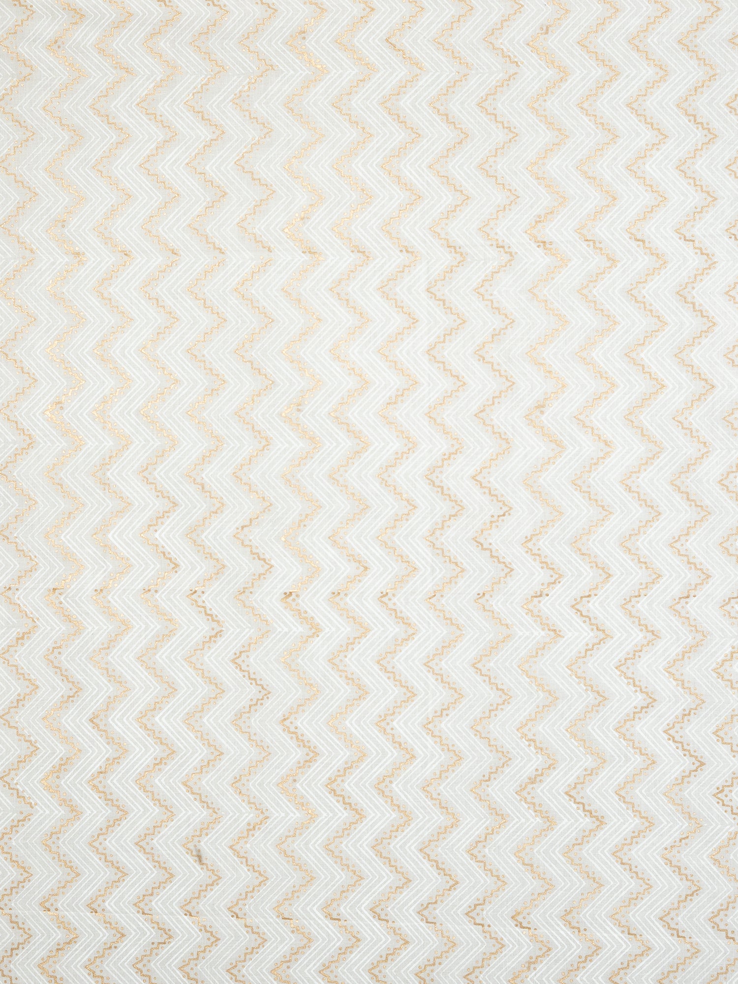 Malar Cream Hand Block Print Saree