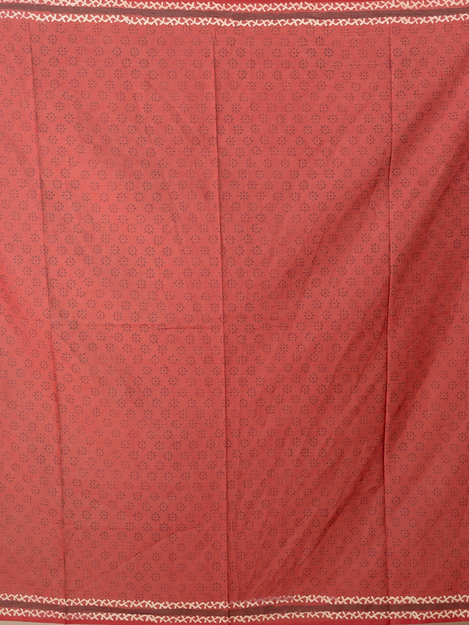 Taru Red Dabu Saree