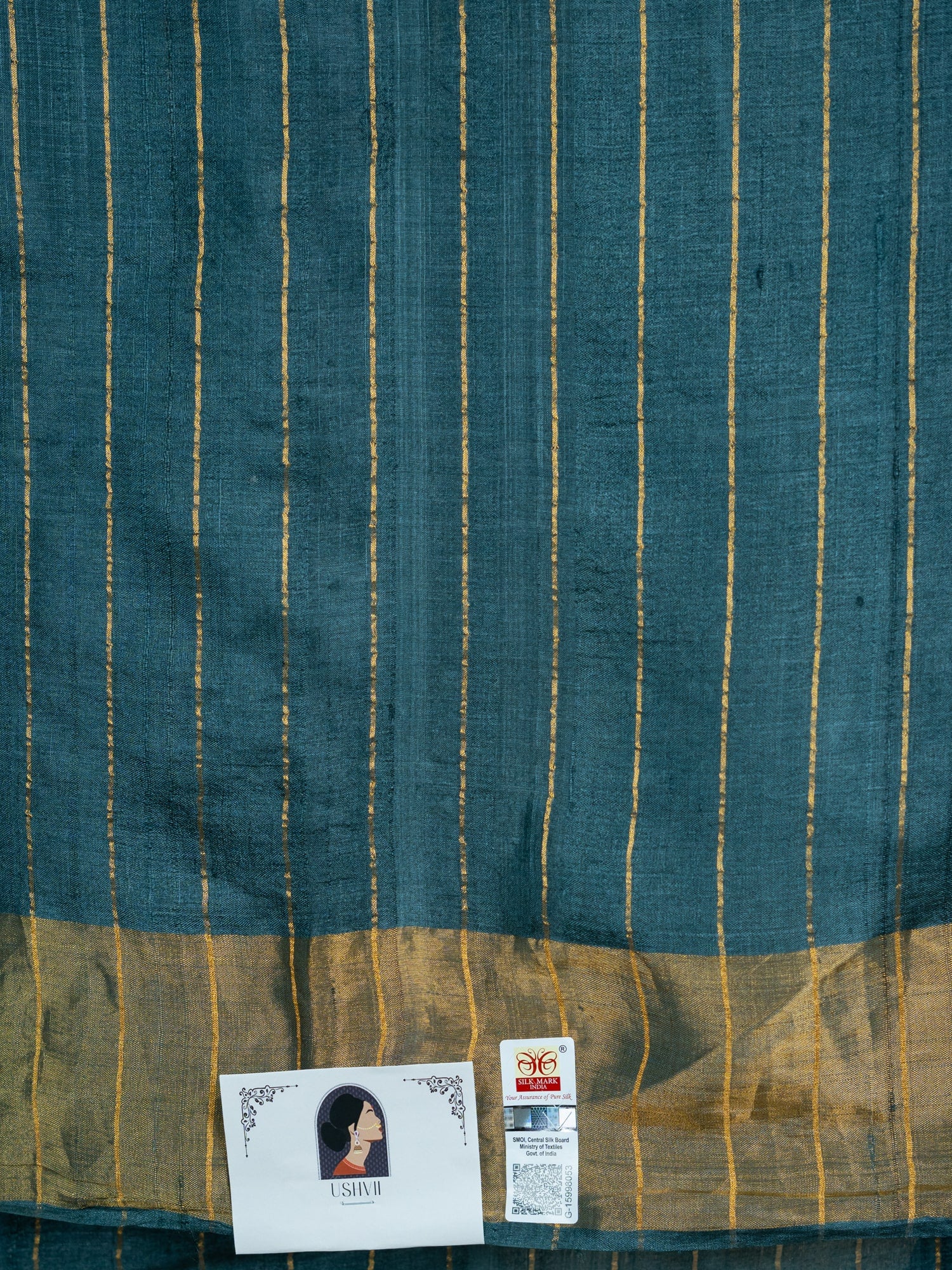Aura Black Shibori Saree