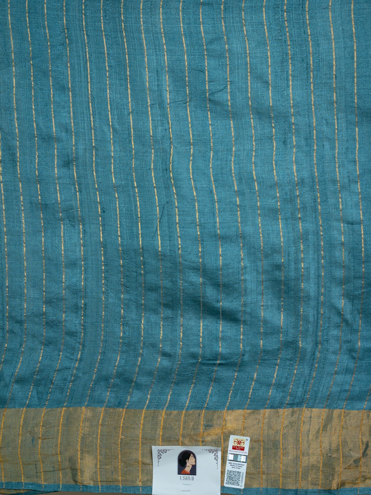 Lavanya Indigo Shibori Saree