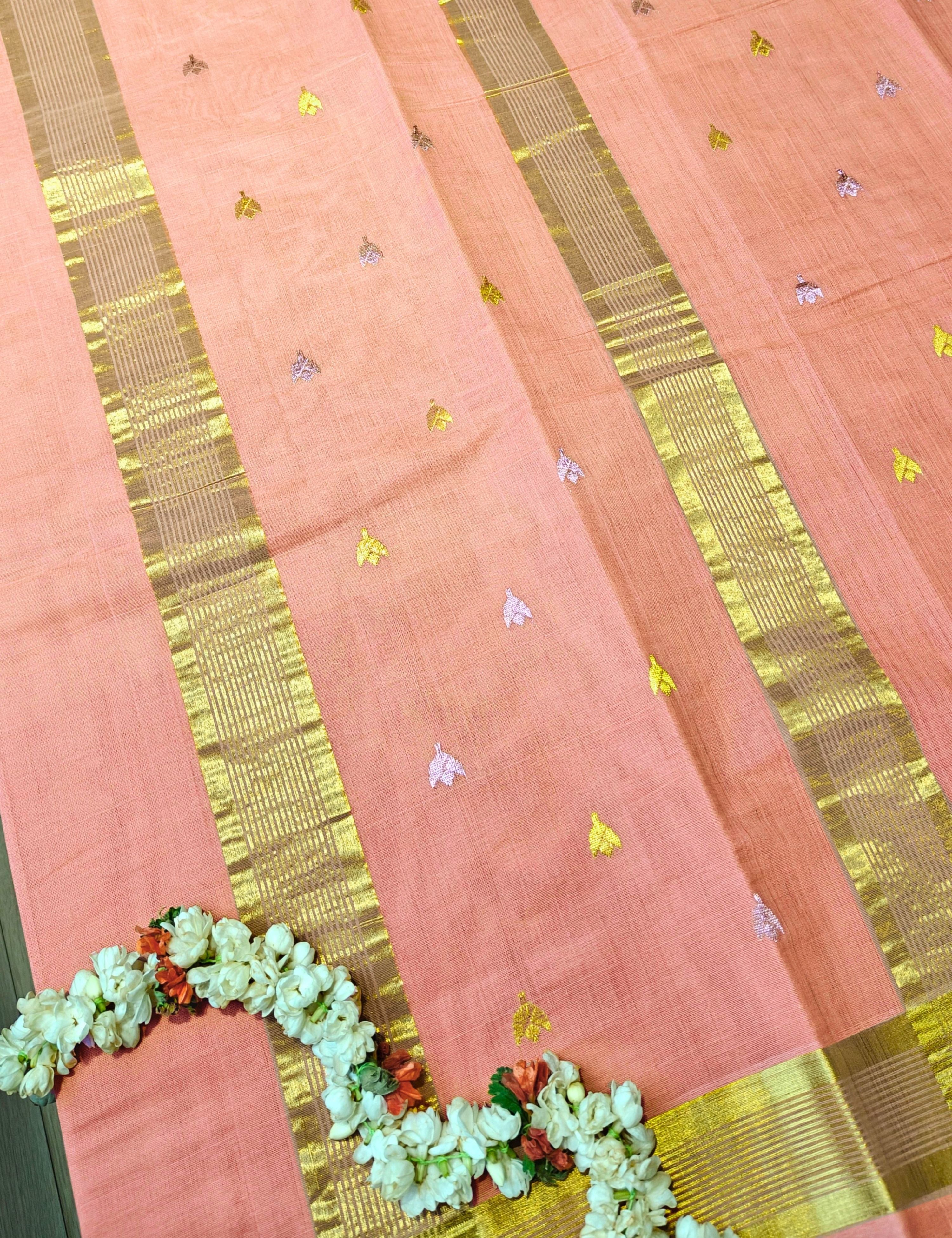 Pista Venkatagiri Saree