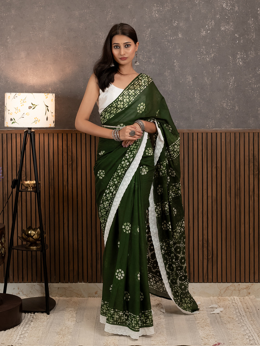 Suti Dil Henna Batik Saree