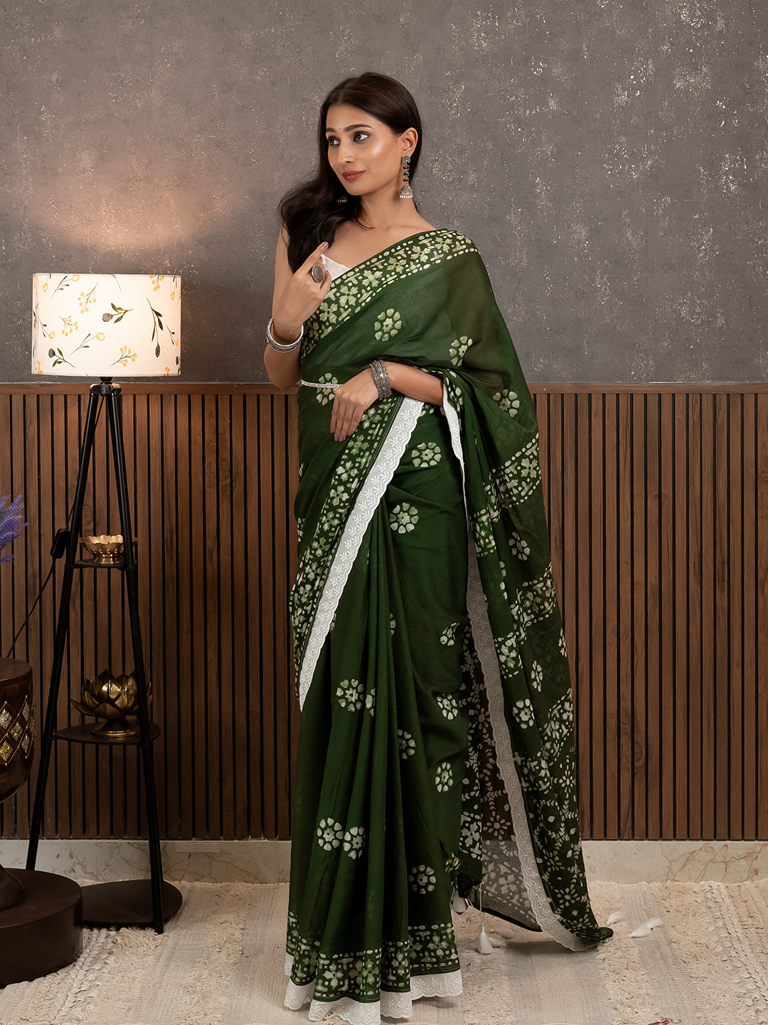 Suti Dil Henna Batik Saree