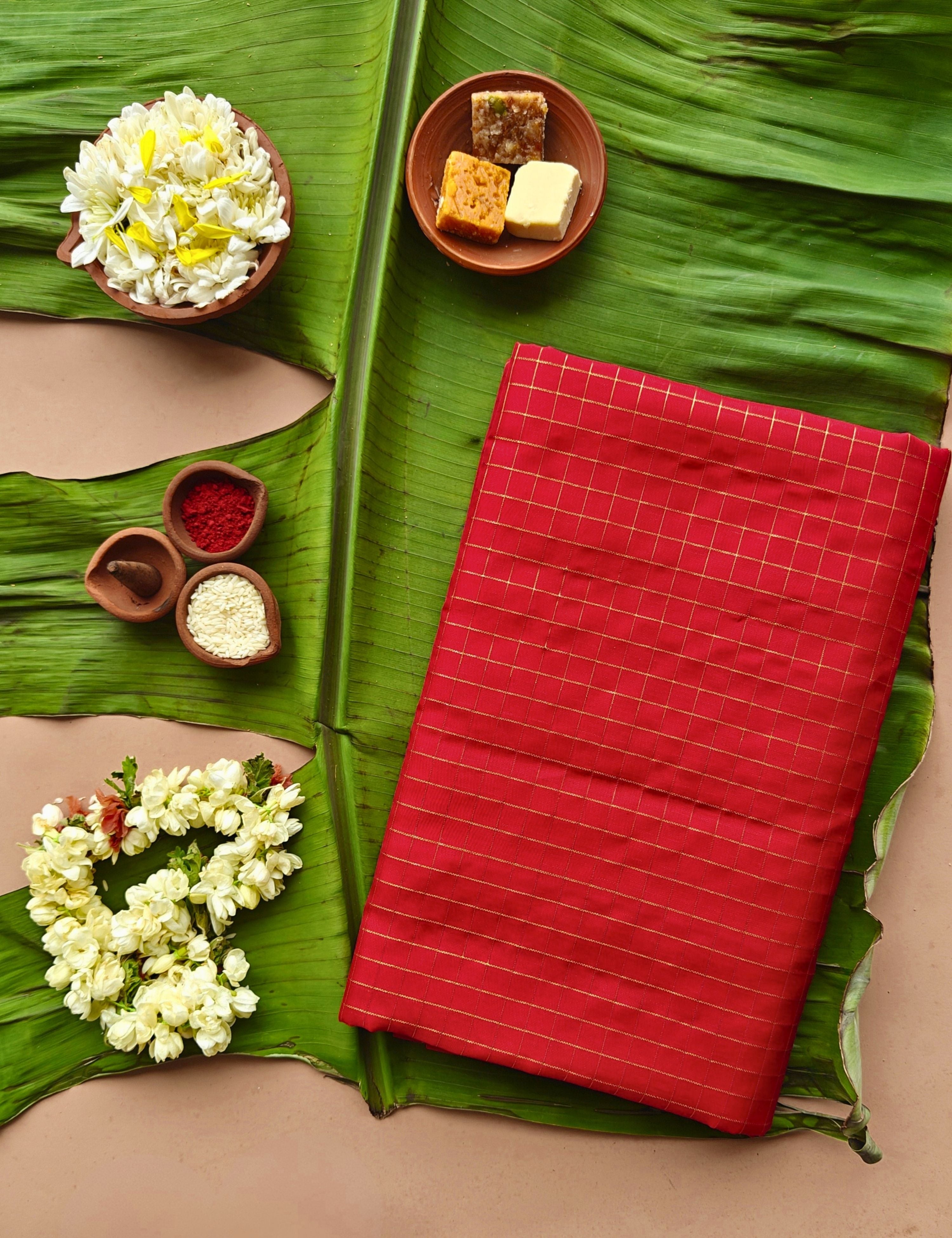 Sindoor Red Venkatagiri Saree