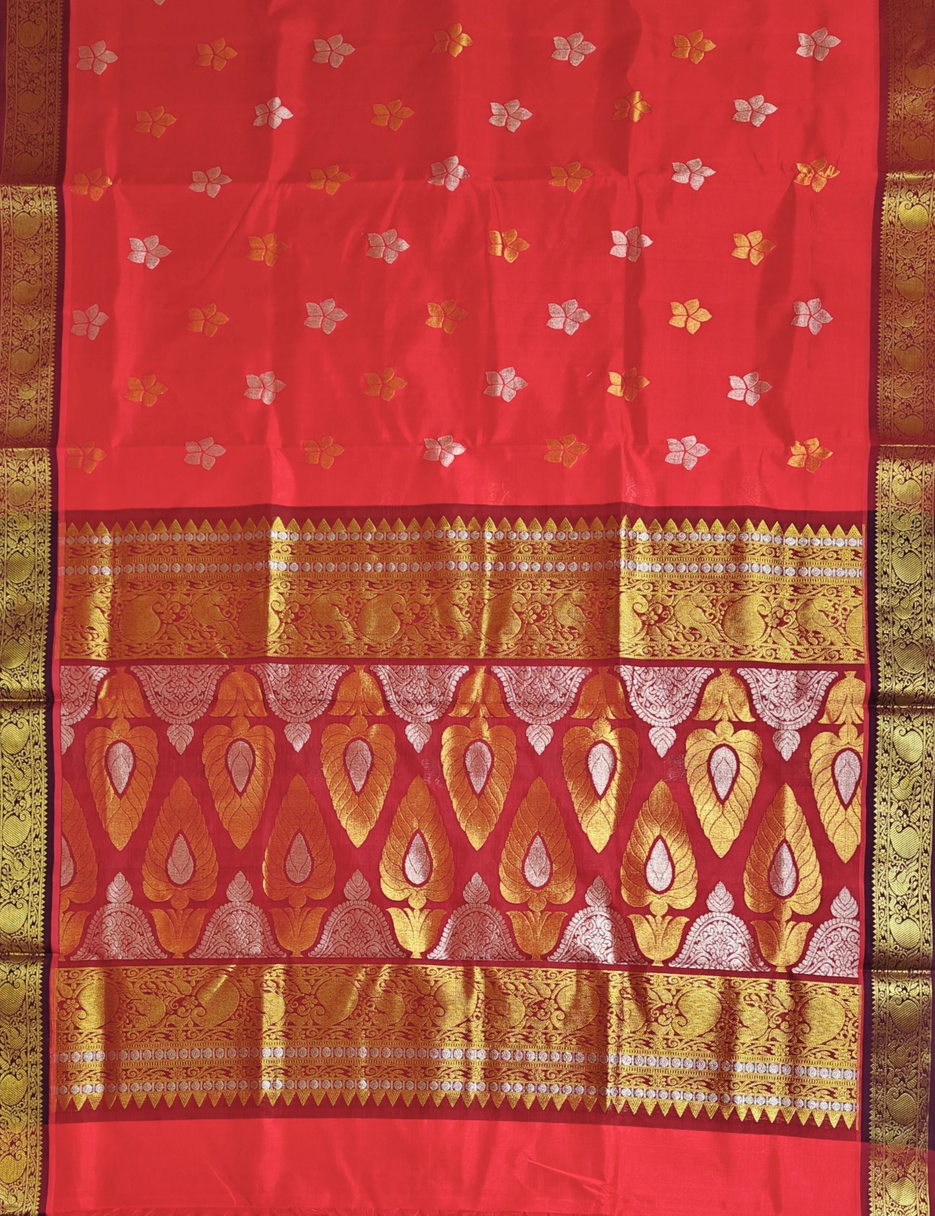Aparajita Red Venkatagiri Saree