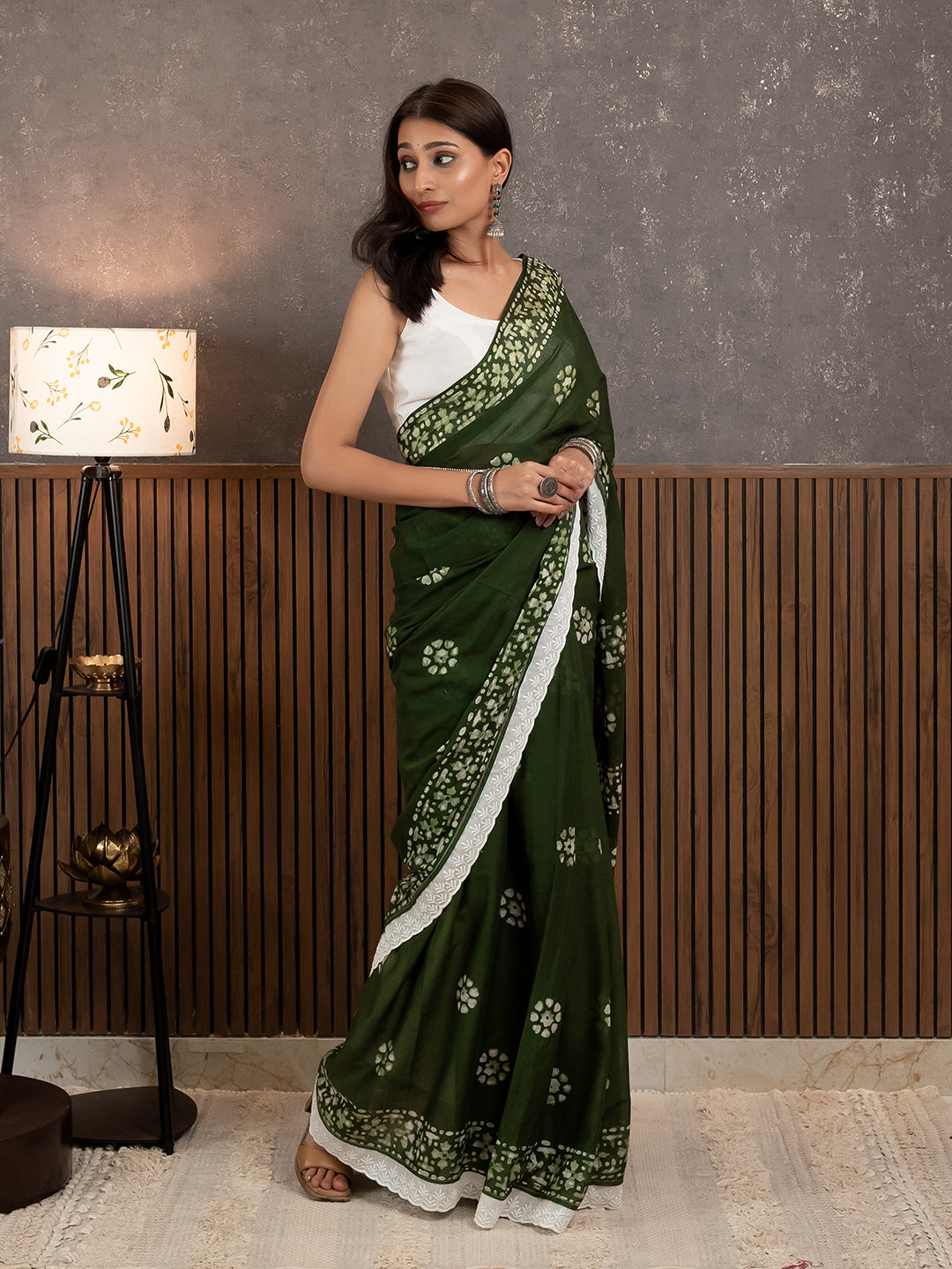 Suti Dil Henna Batik Saree