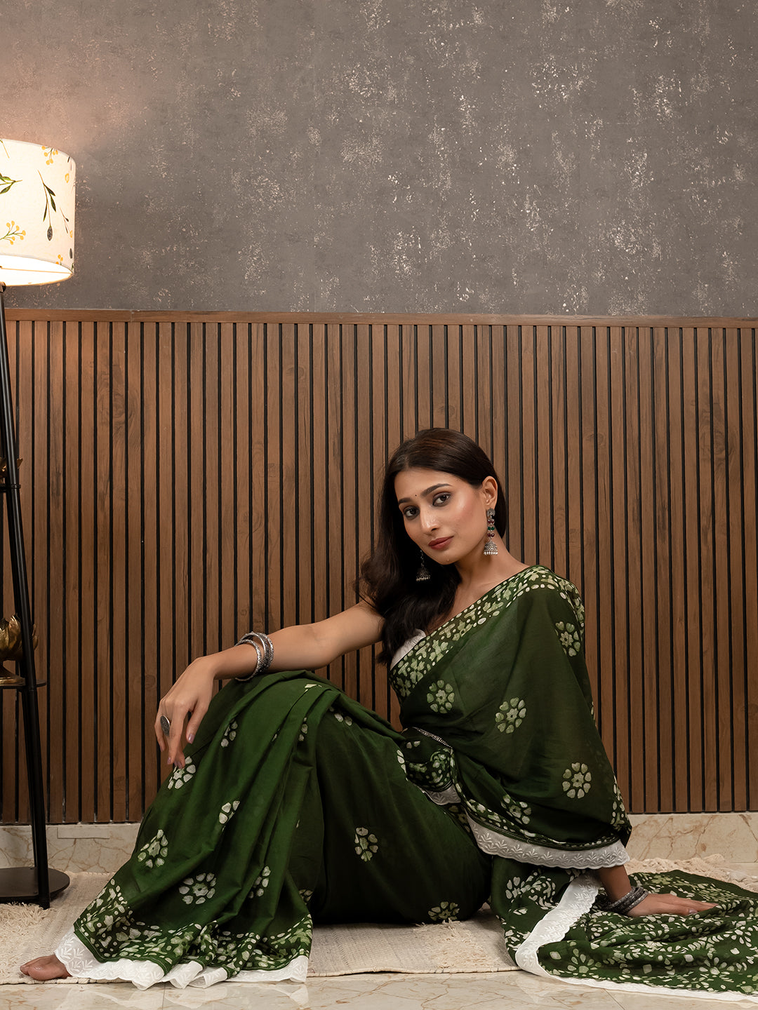 Suti Dil Henna Batik Saree
