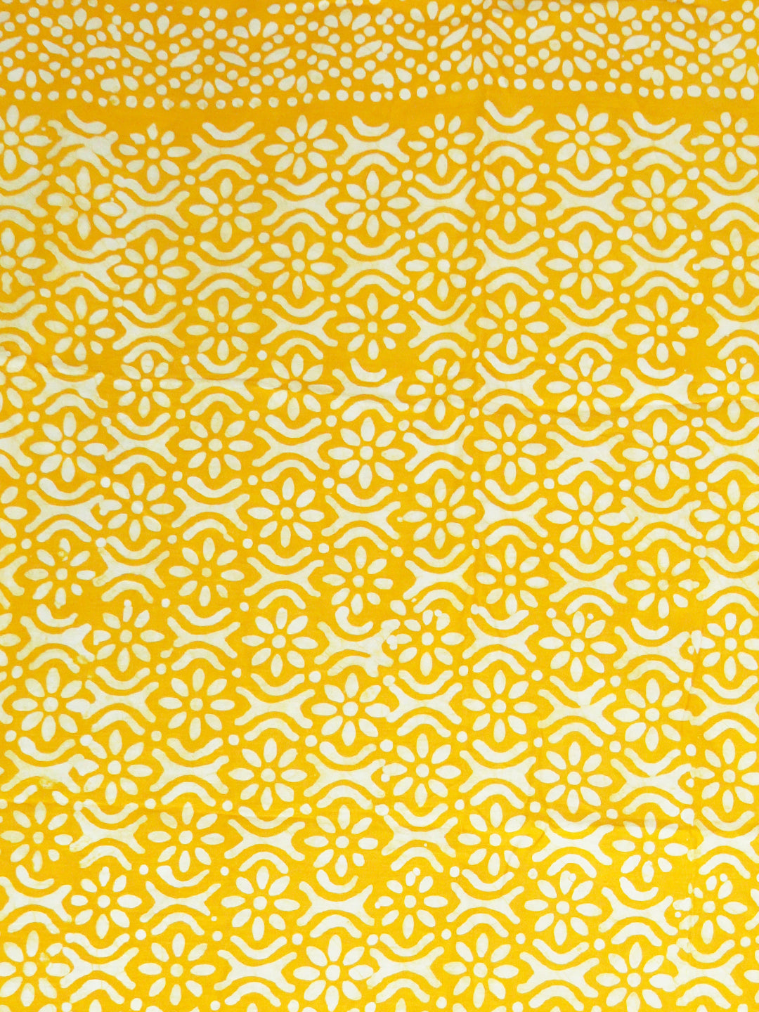 Suti Mudra Yellow Batik Saree