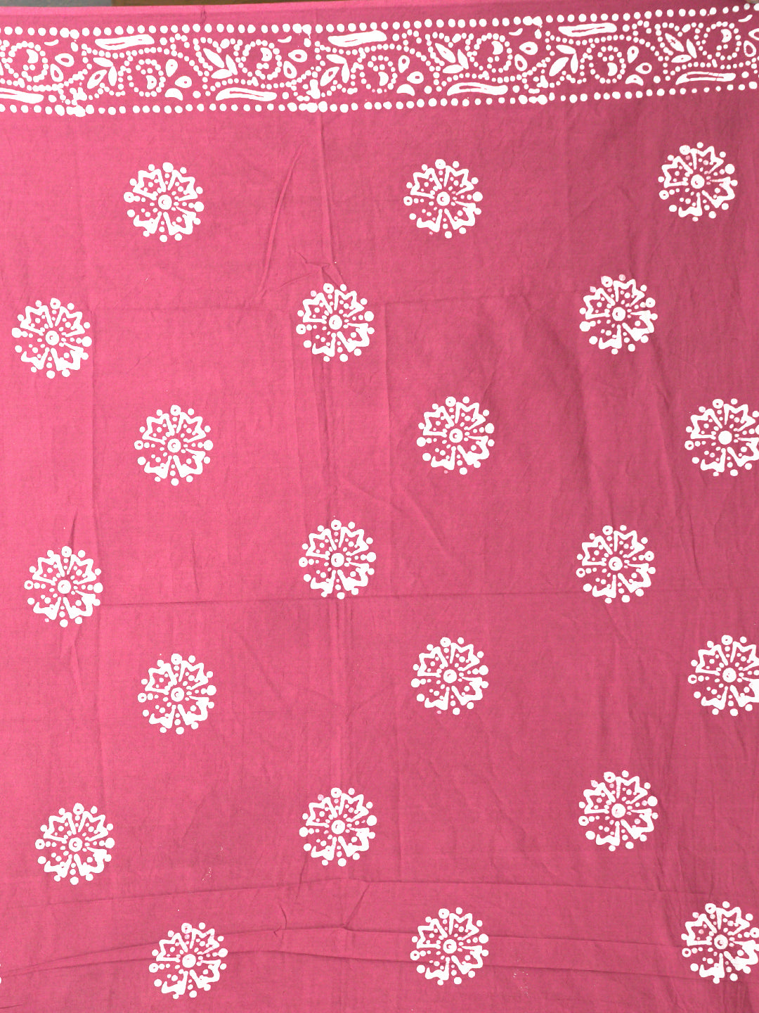 Suti Jaal Dusty Pink Batik Saree
