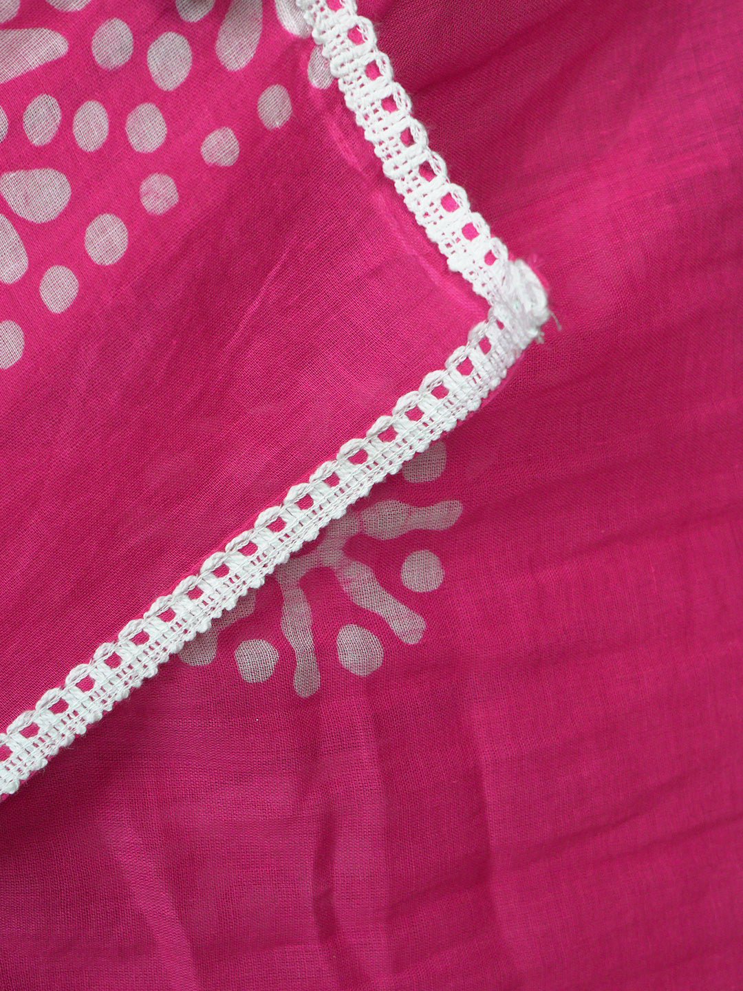 Suti Mudra Pink Batik Saree