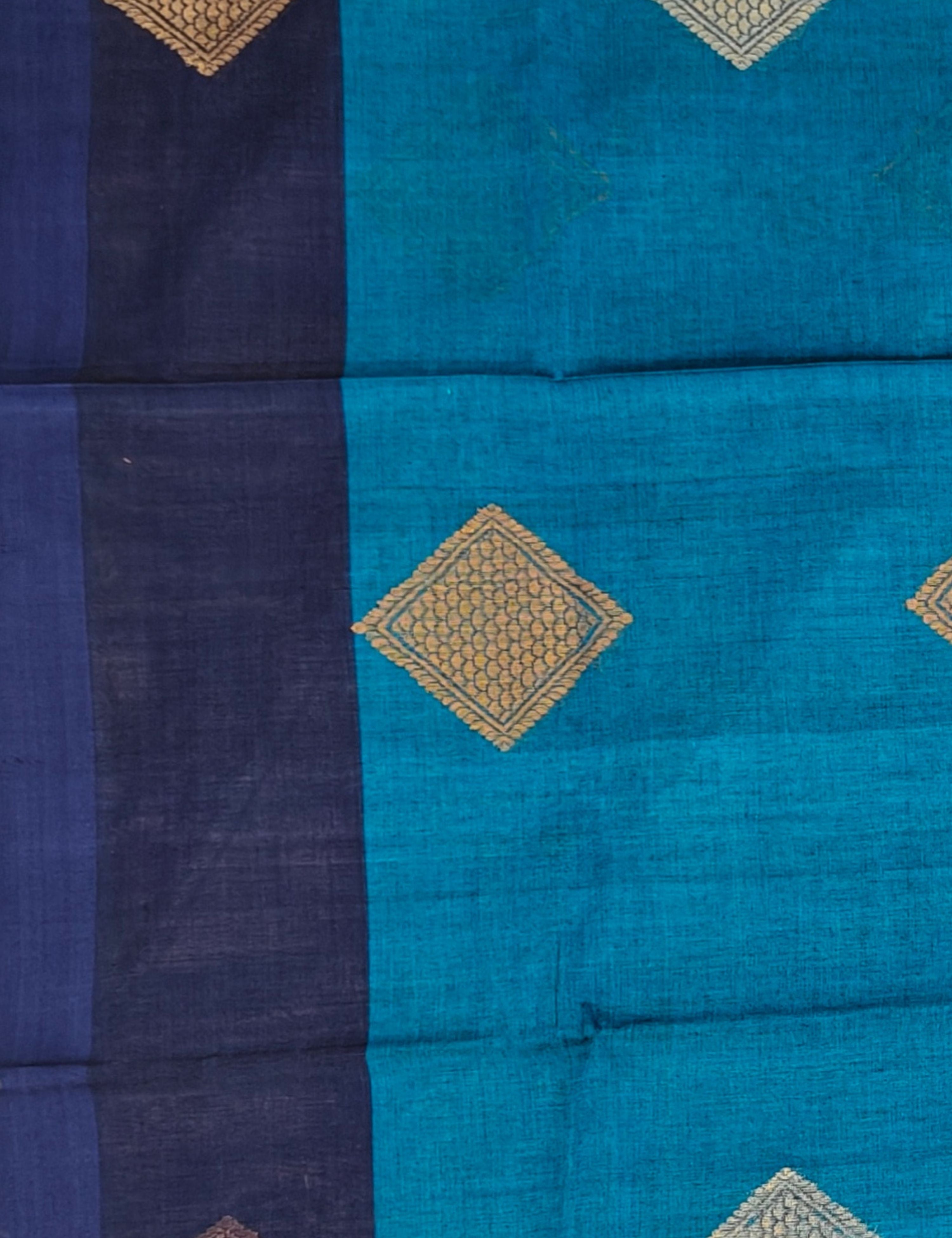 Blue Negamam Cotton Saree