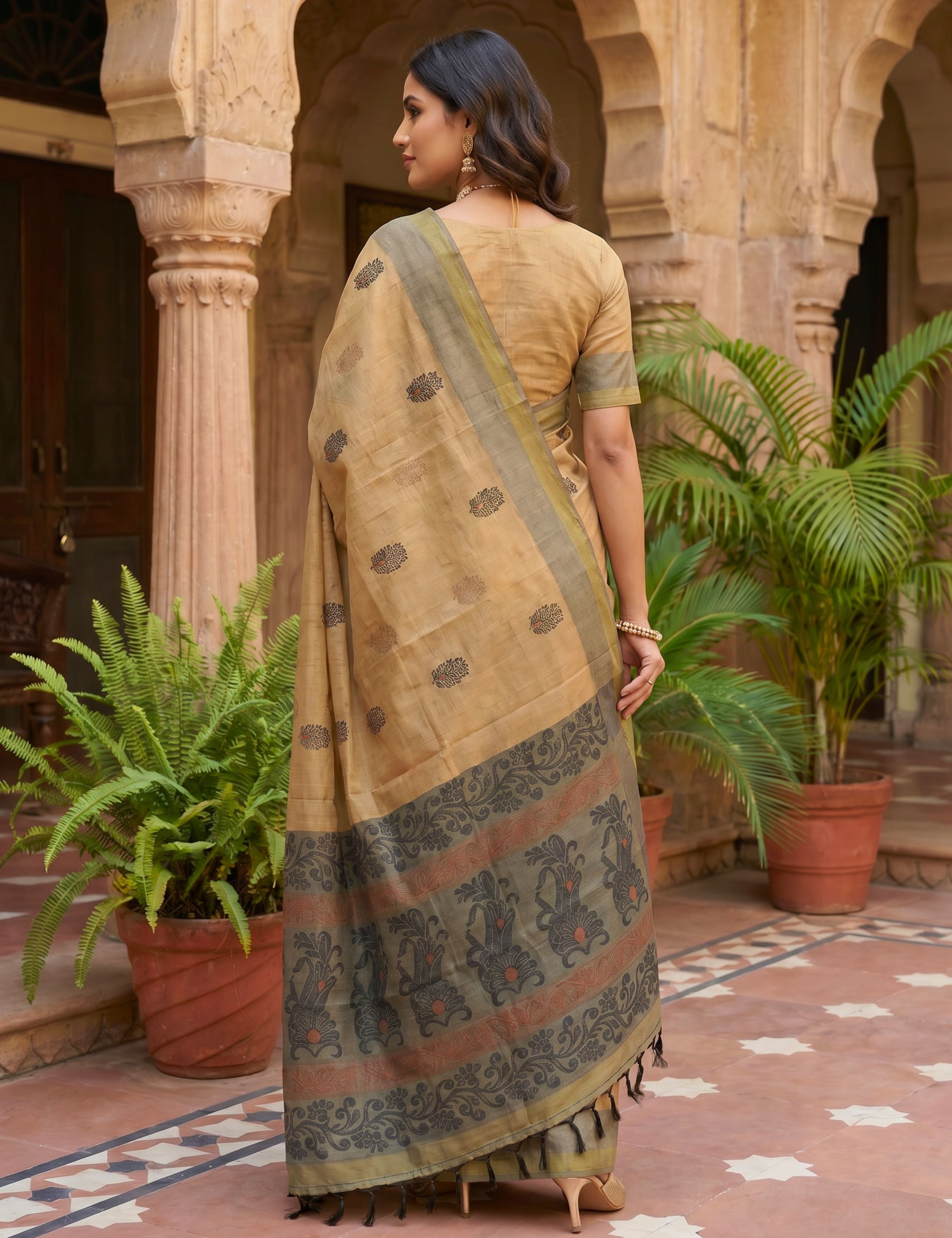 Henna Negamam Cotton Saree