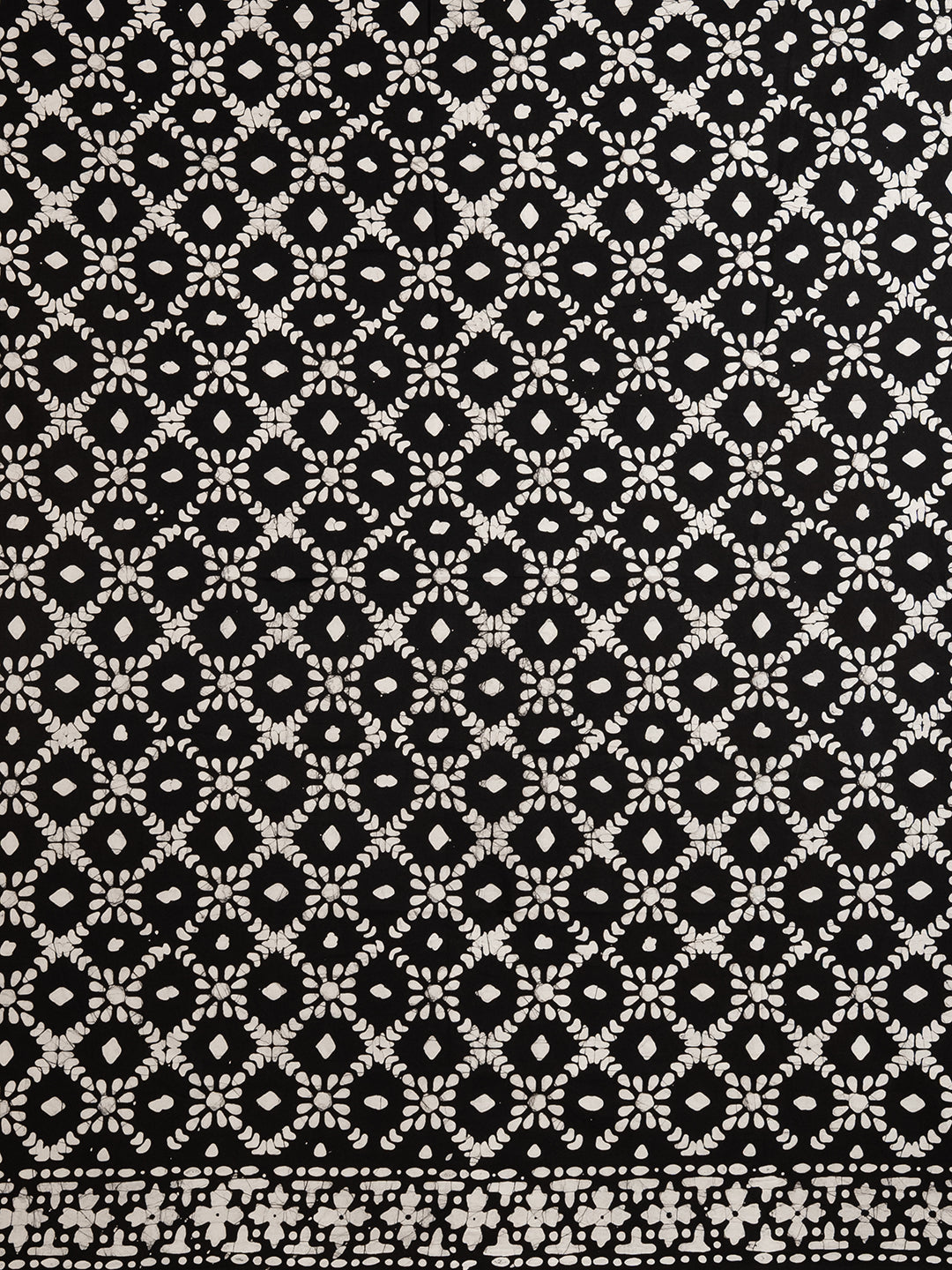 Suti Dil Black Batik Saree