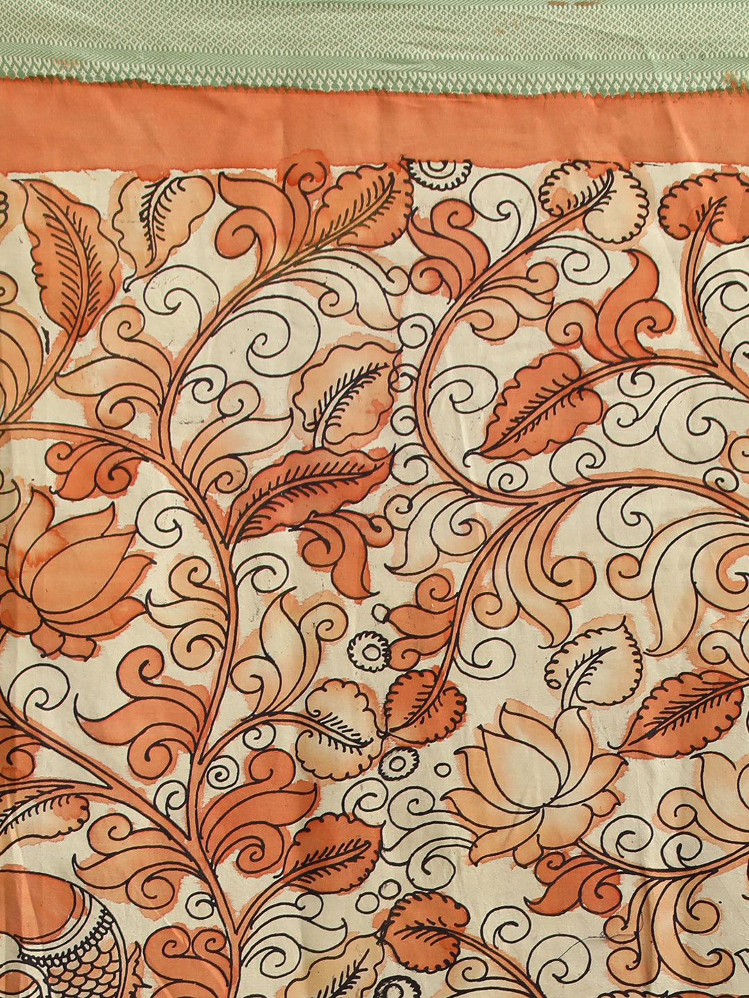 Pushp Multicolored Kalamkari Saree