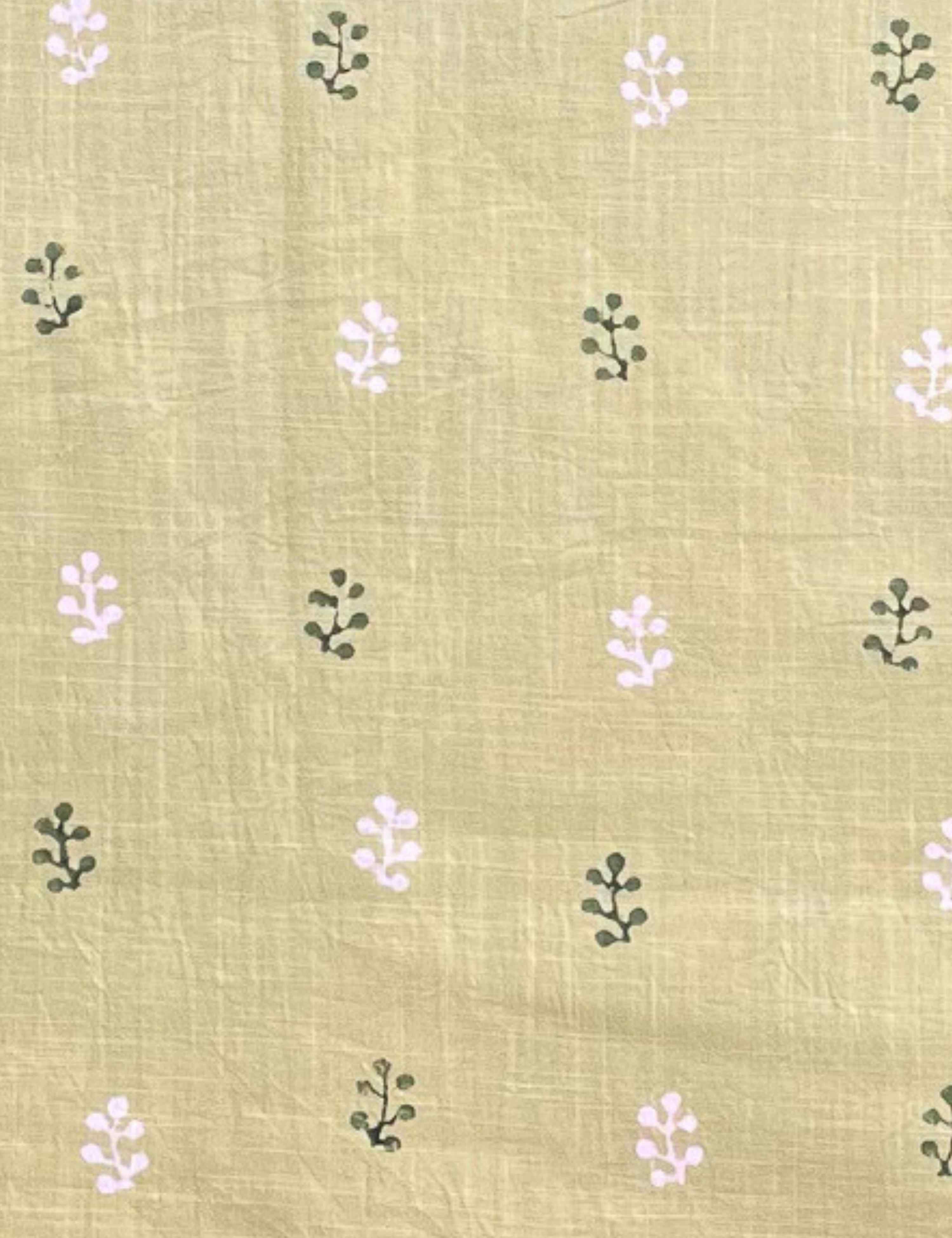 Limegreen Bagru Fabric