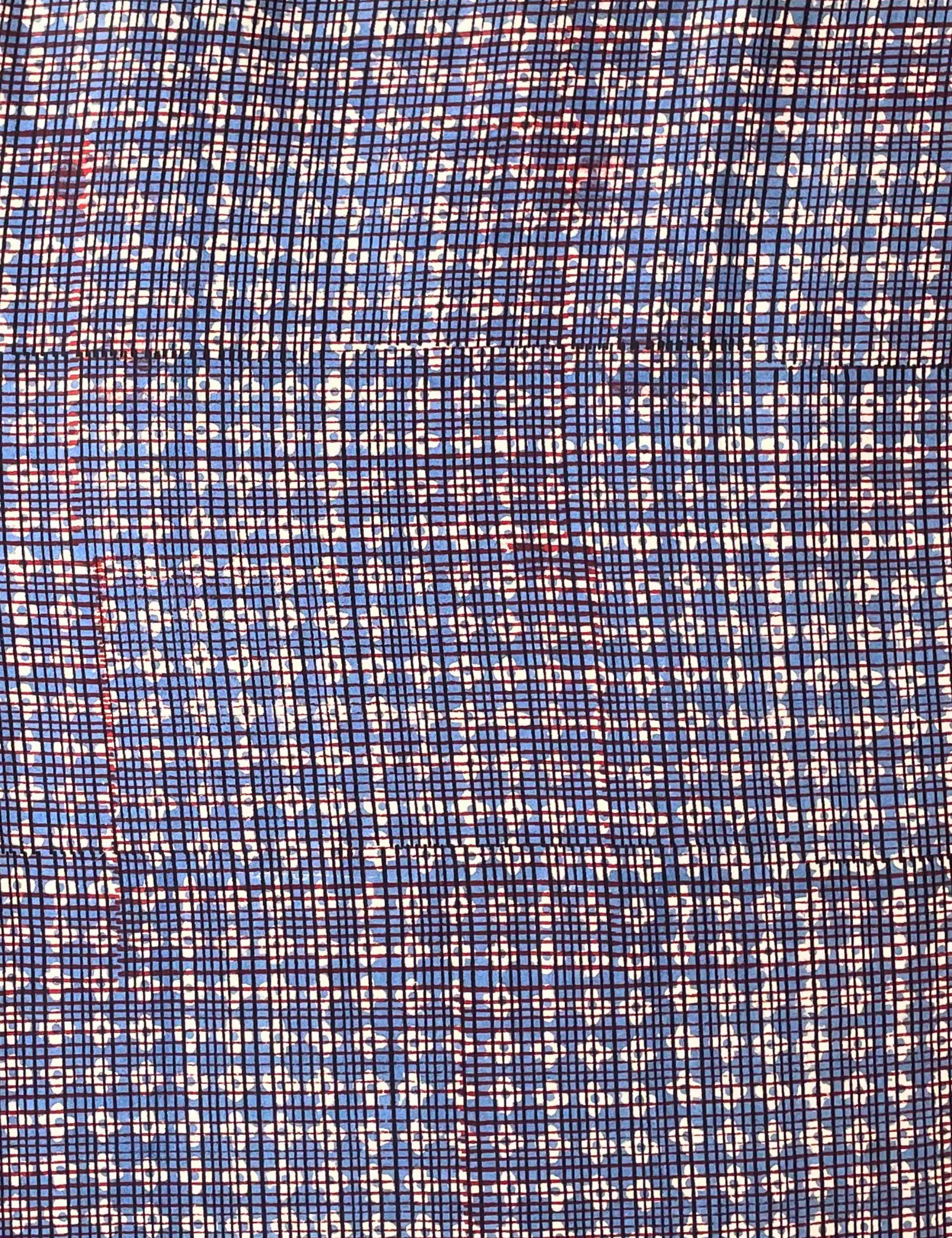 Dark Blue Bagru Fabric