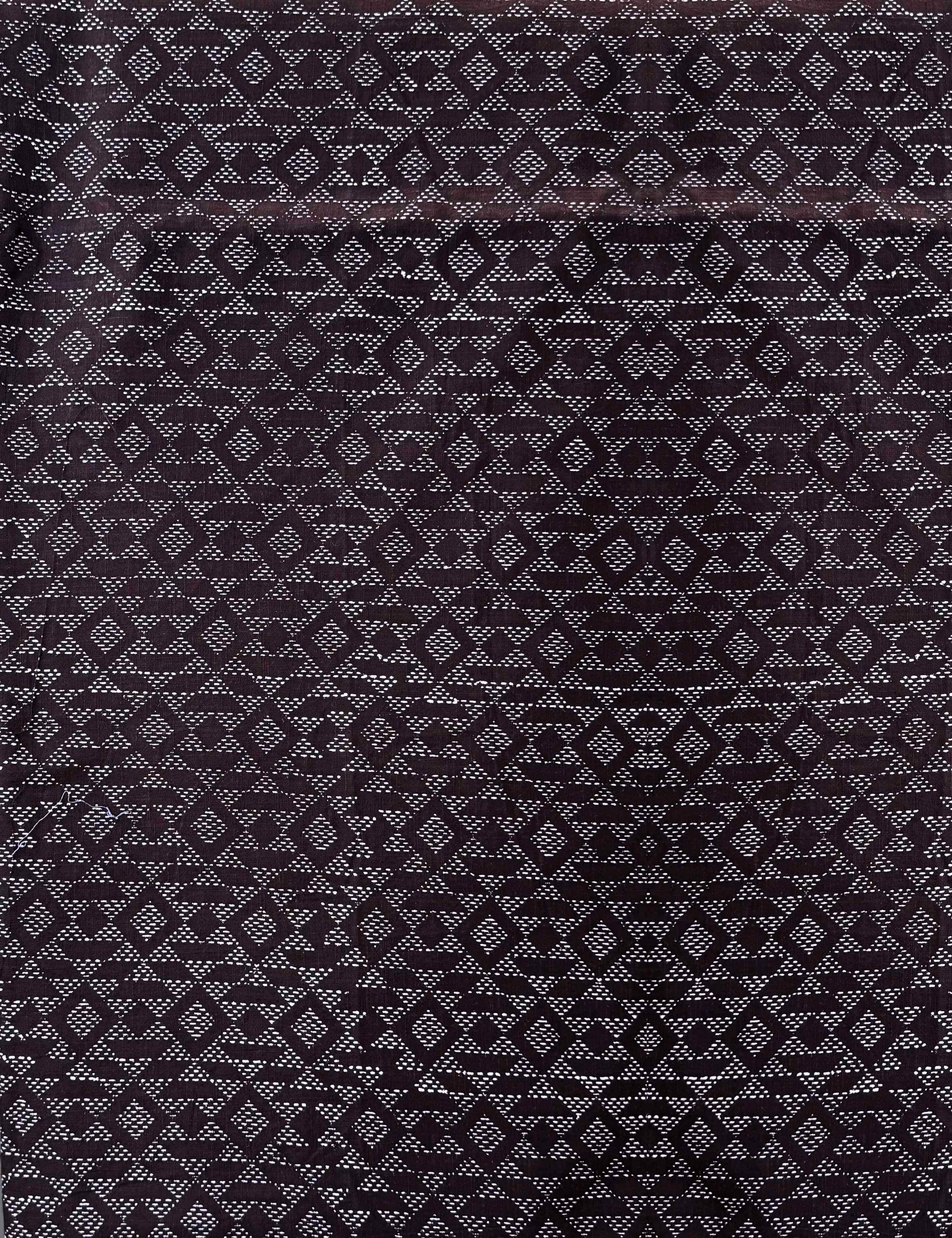Black Bagru Fabric
