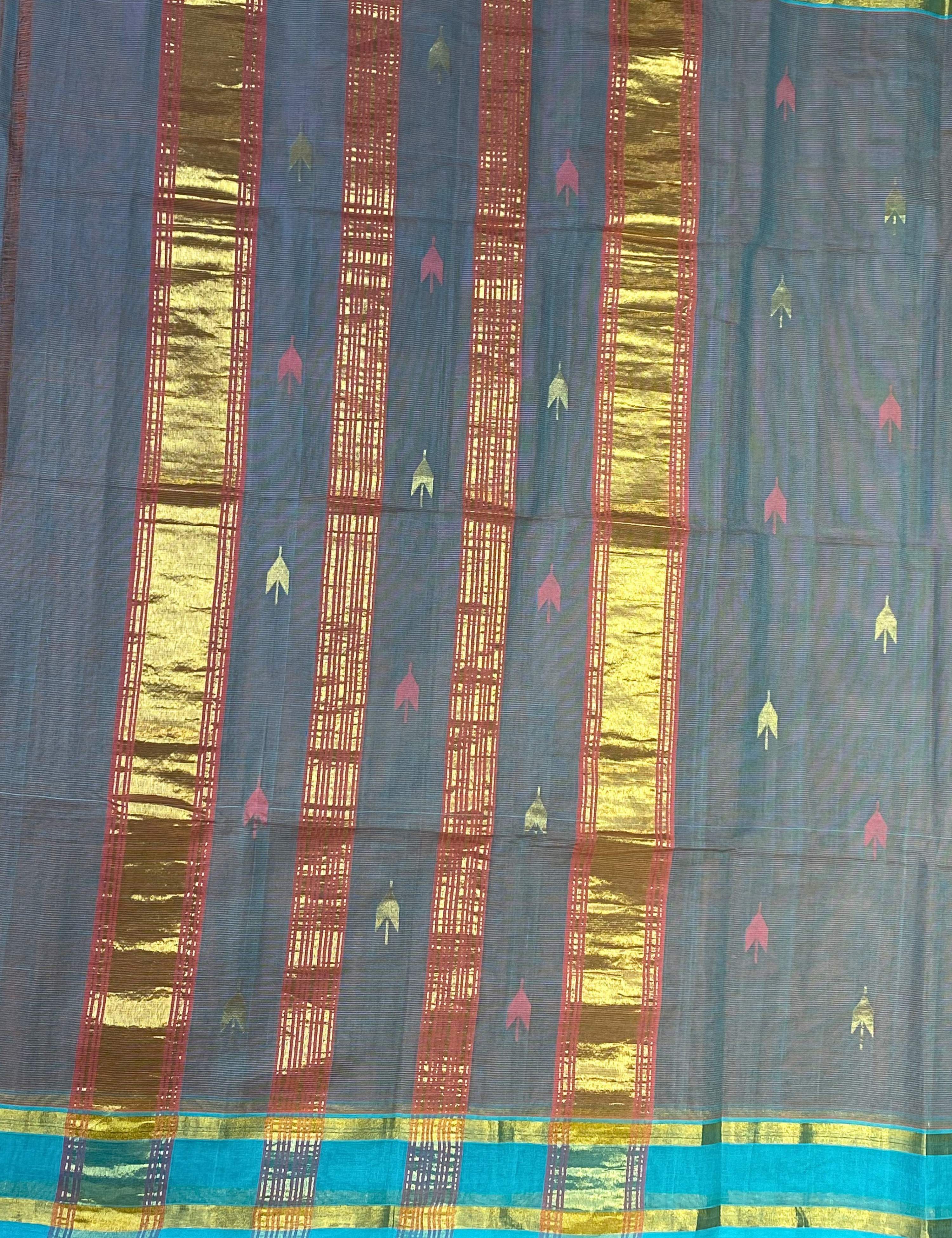 Durva Grey Venkatagiri Saree