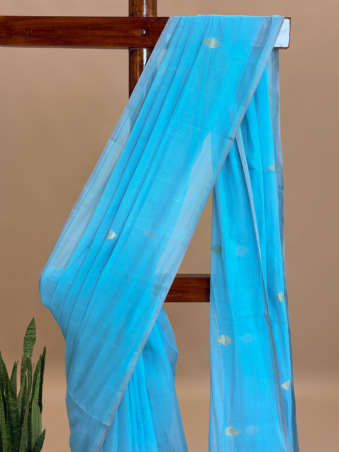 Jharna Sky Blue Venkatagiri Saree