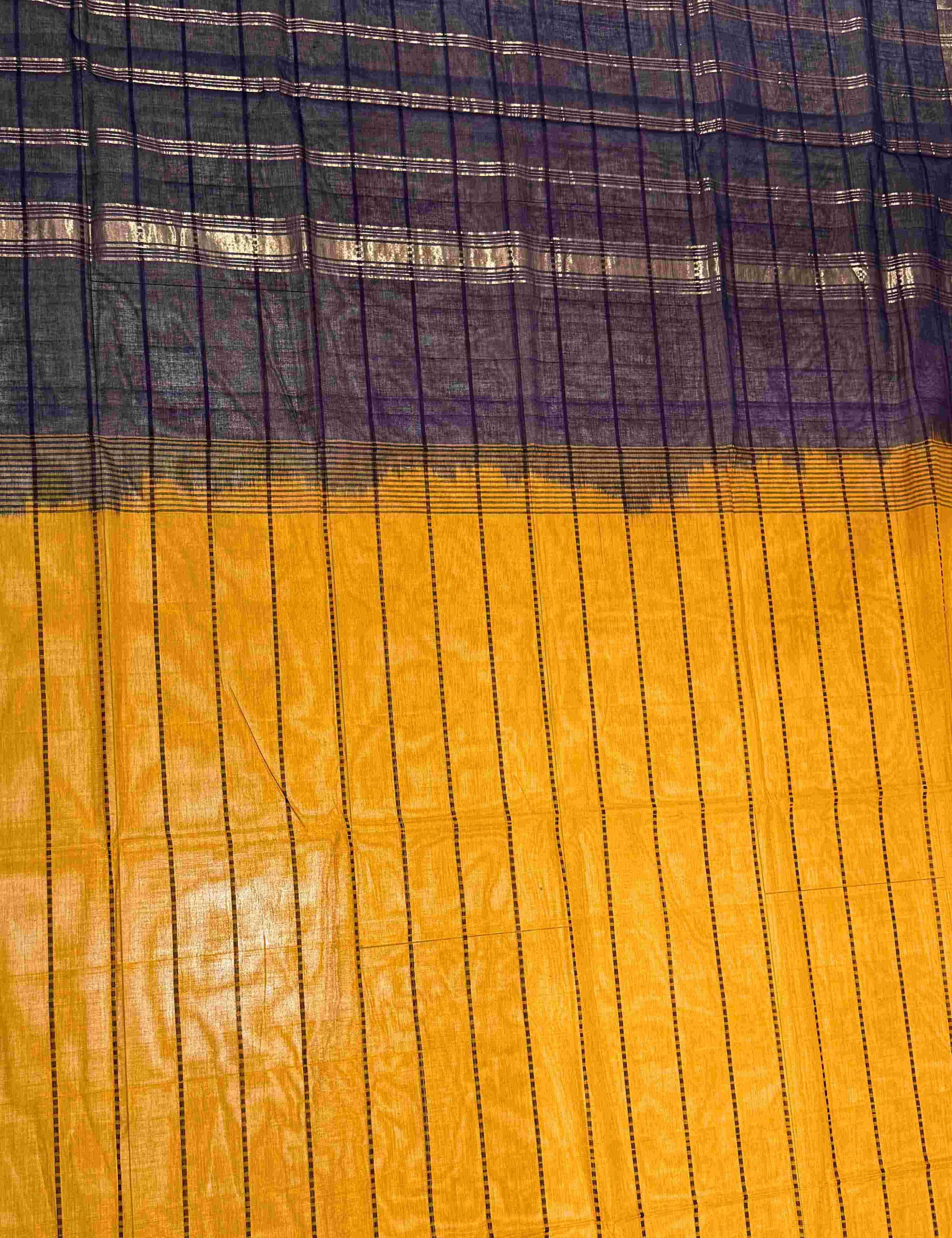 Ashima Orange Negamam Cotton Saree